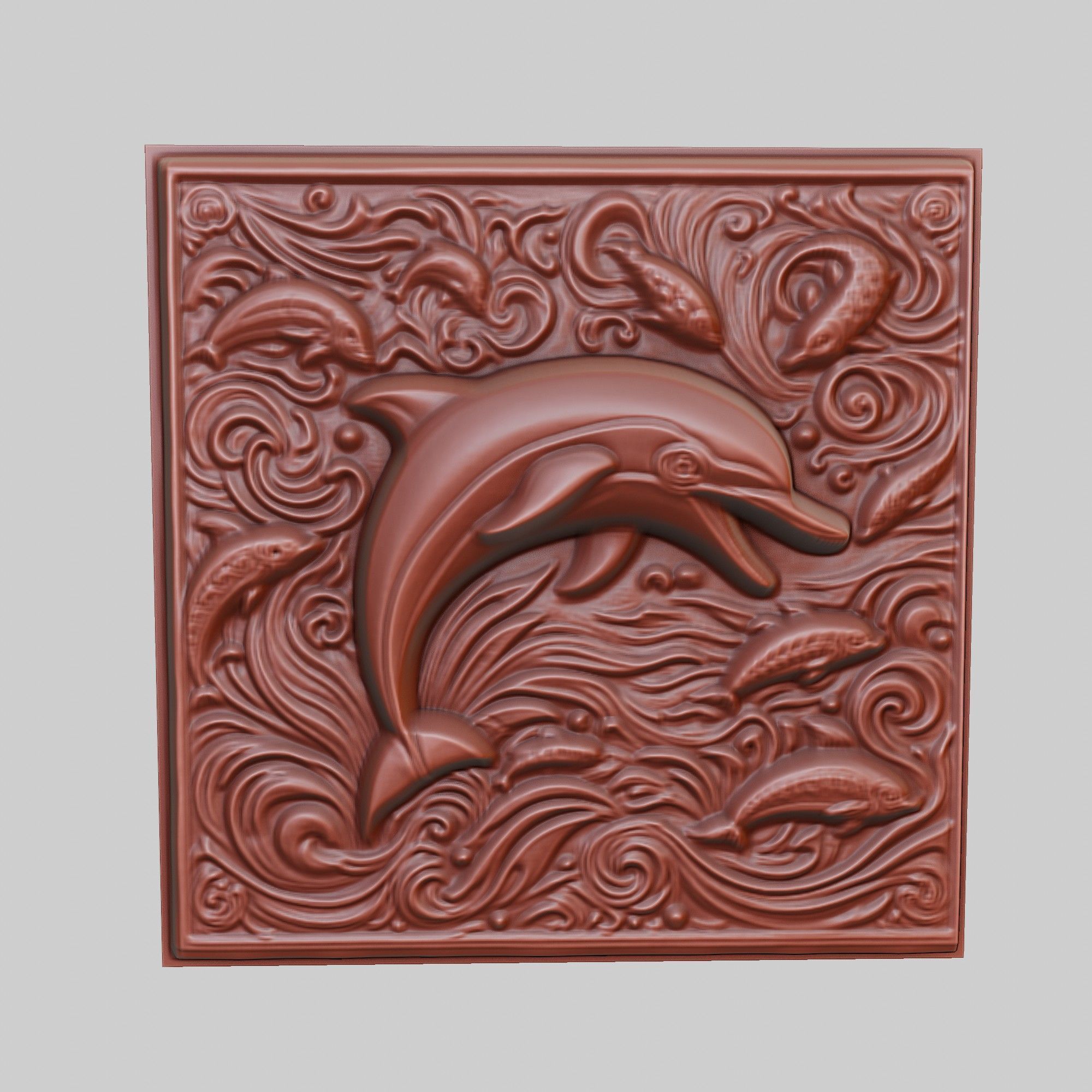 Dolphin Animal 3D print model_2