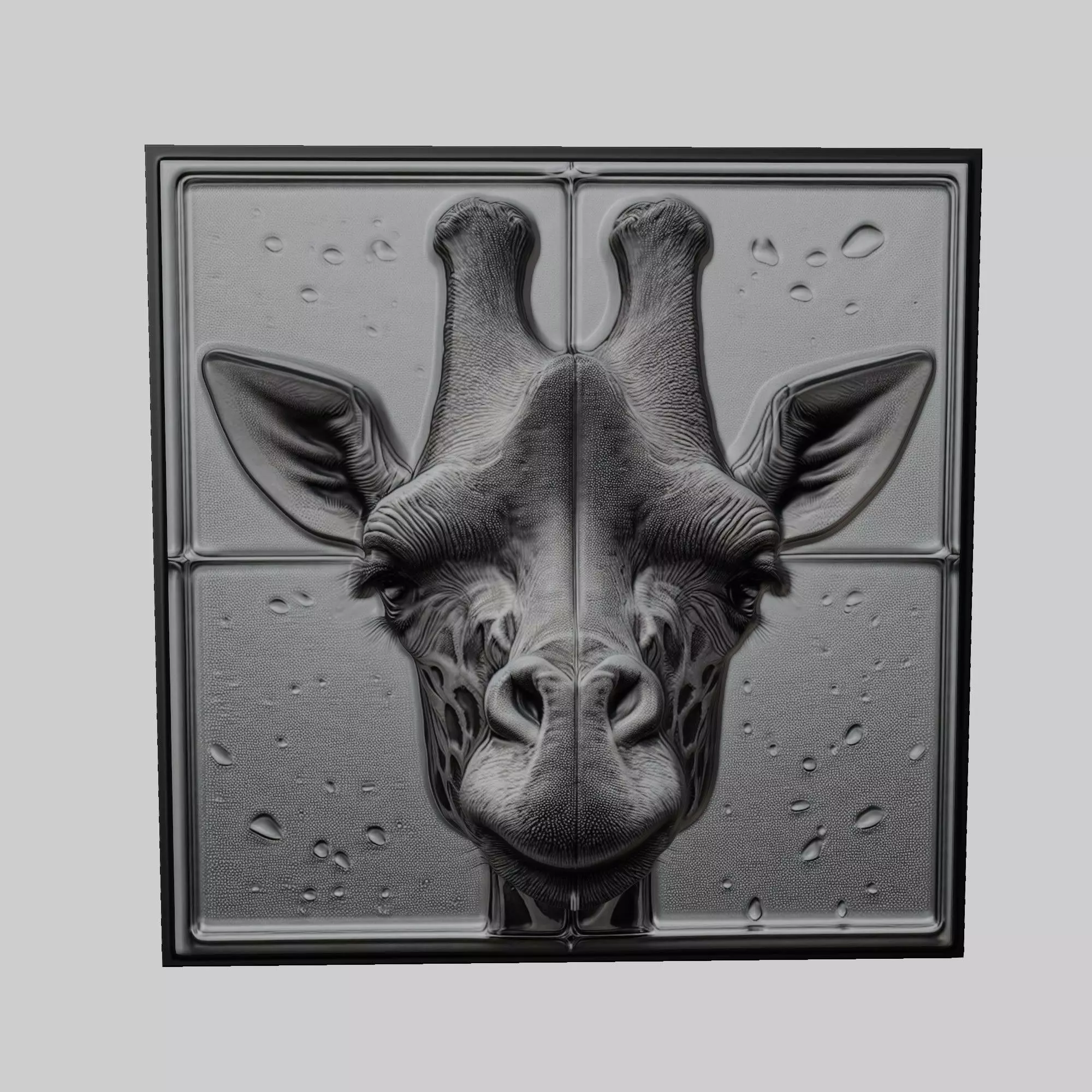 Giraffe Animal 3D print model_0