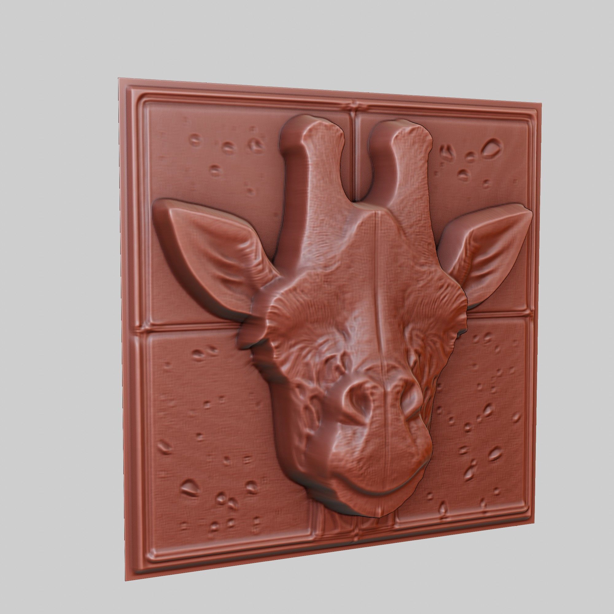 Giraffe Animal 3D print model_3