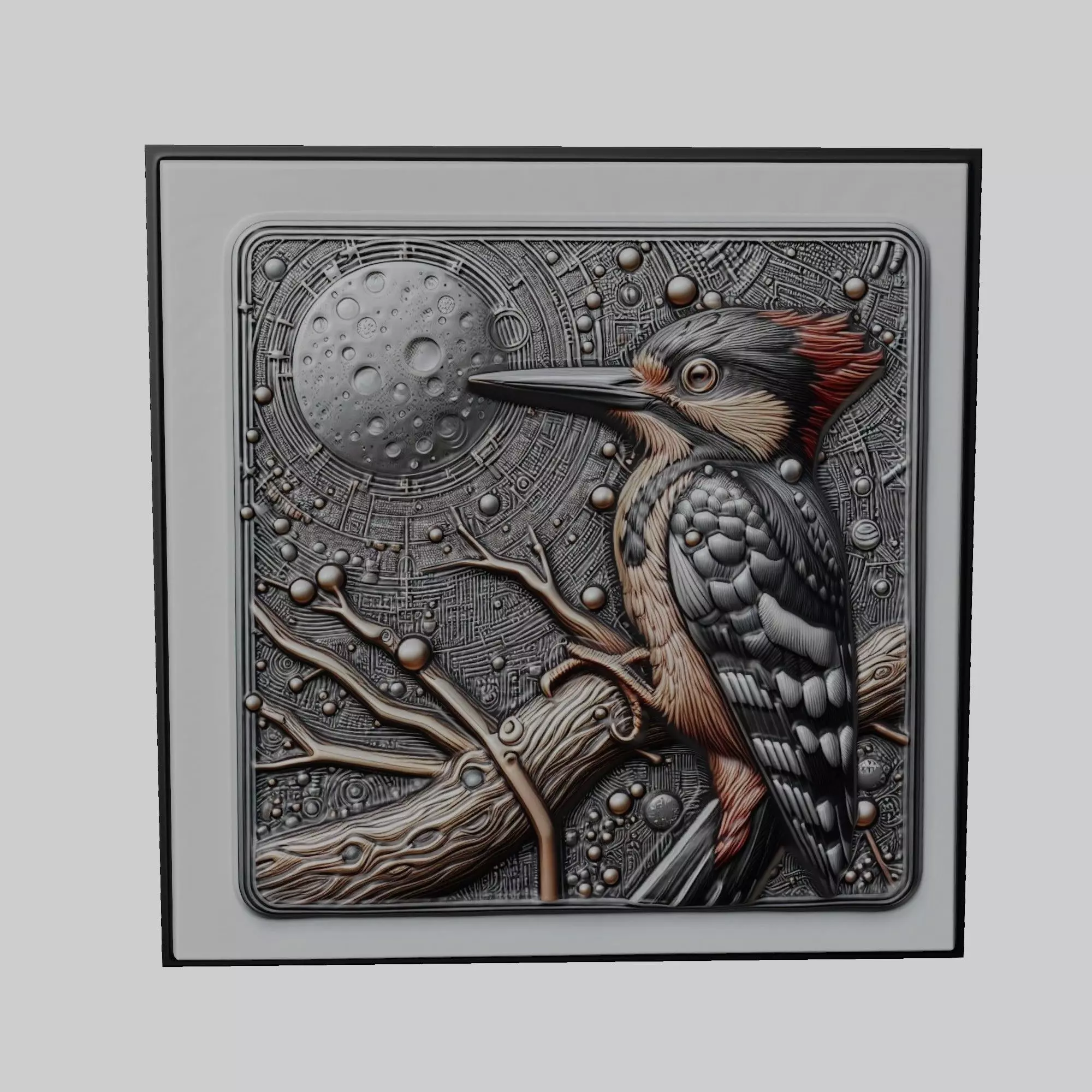 Woodpecker Animal 3D print model