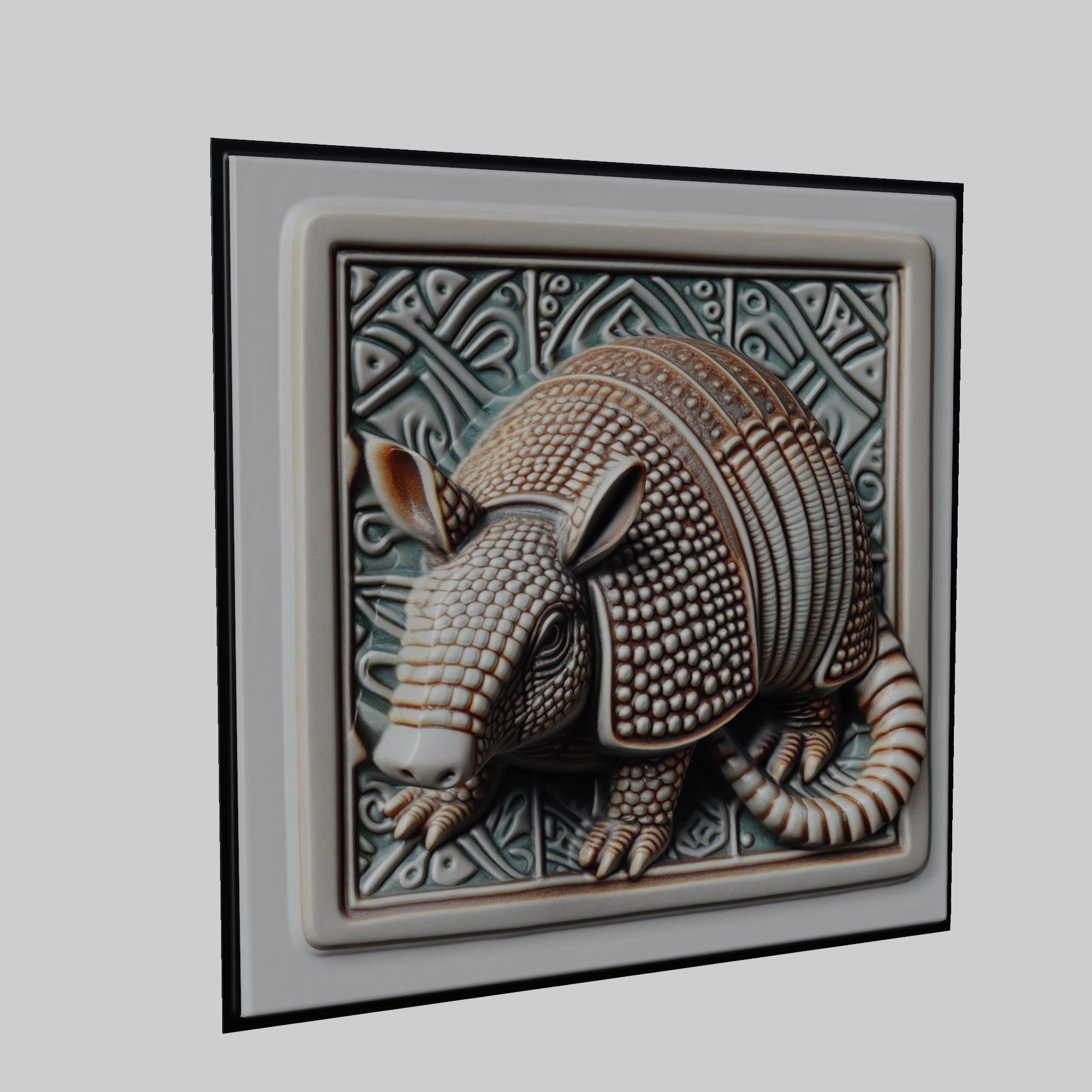 Armadillo Animal 3D print model_1
