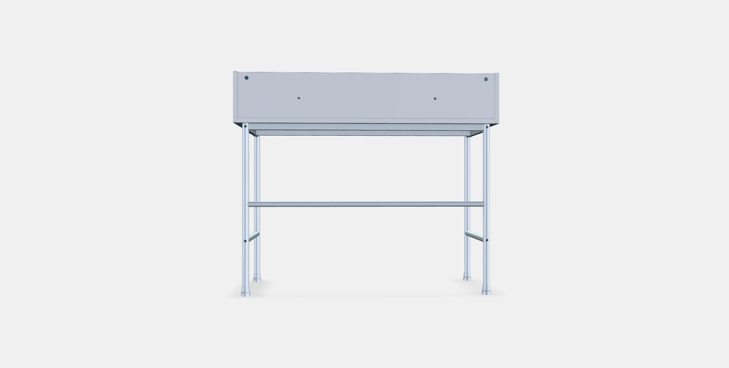 HAUGA desk 1 Low-poly 3D model_14