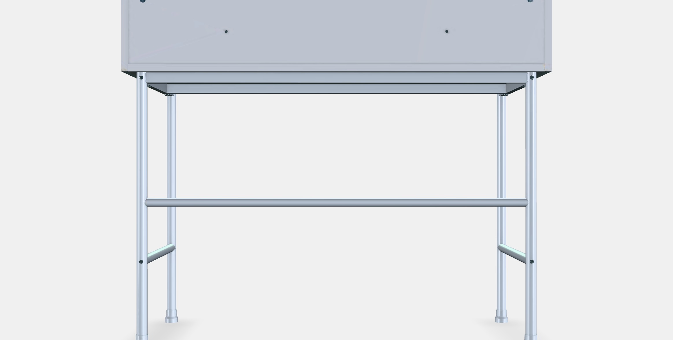HAUGA desk 1 Low-poly 3D model_15