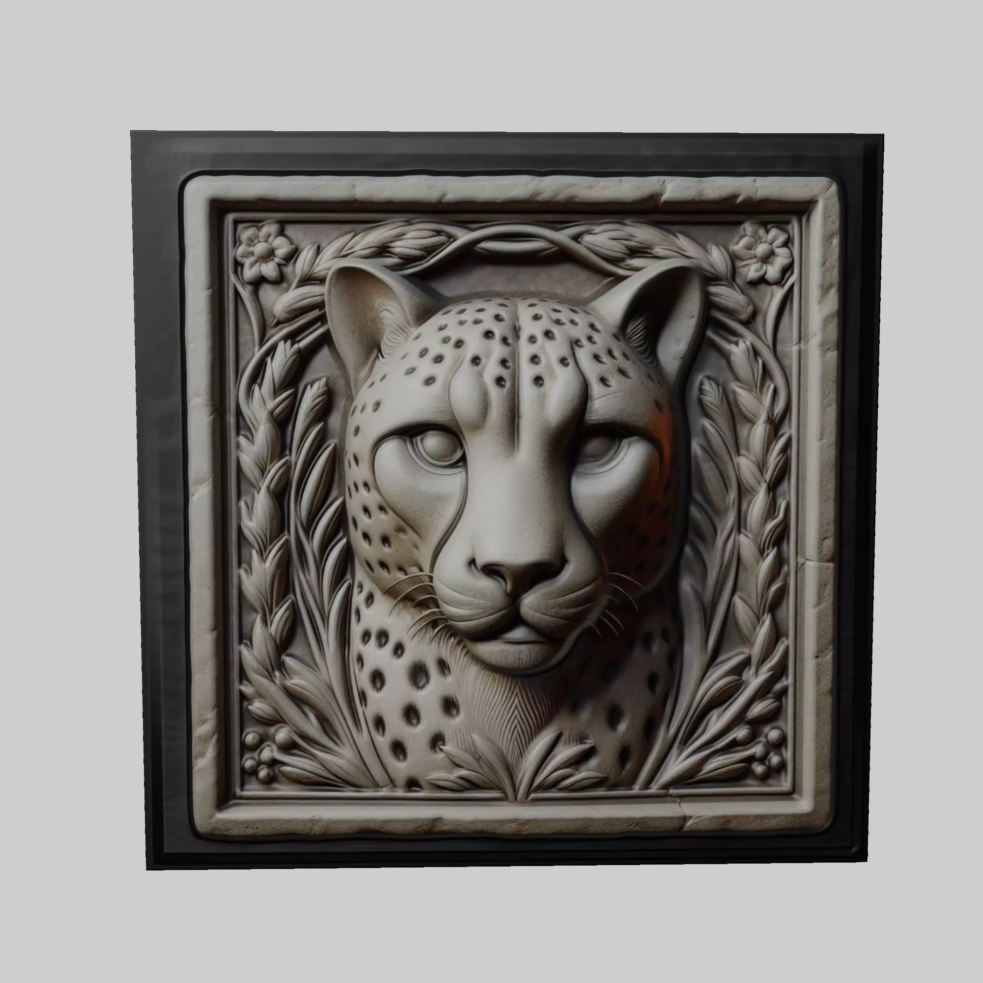 Cheetah Animal 3D print model_0