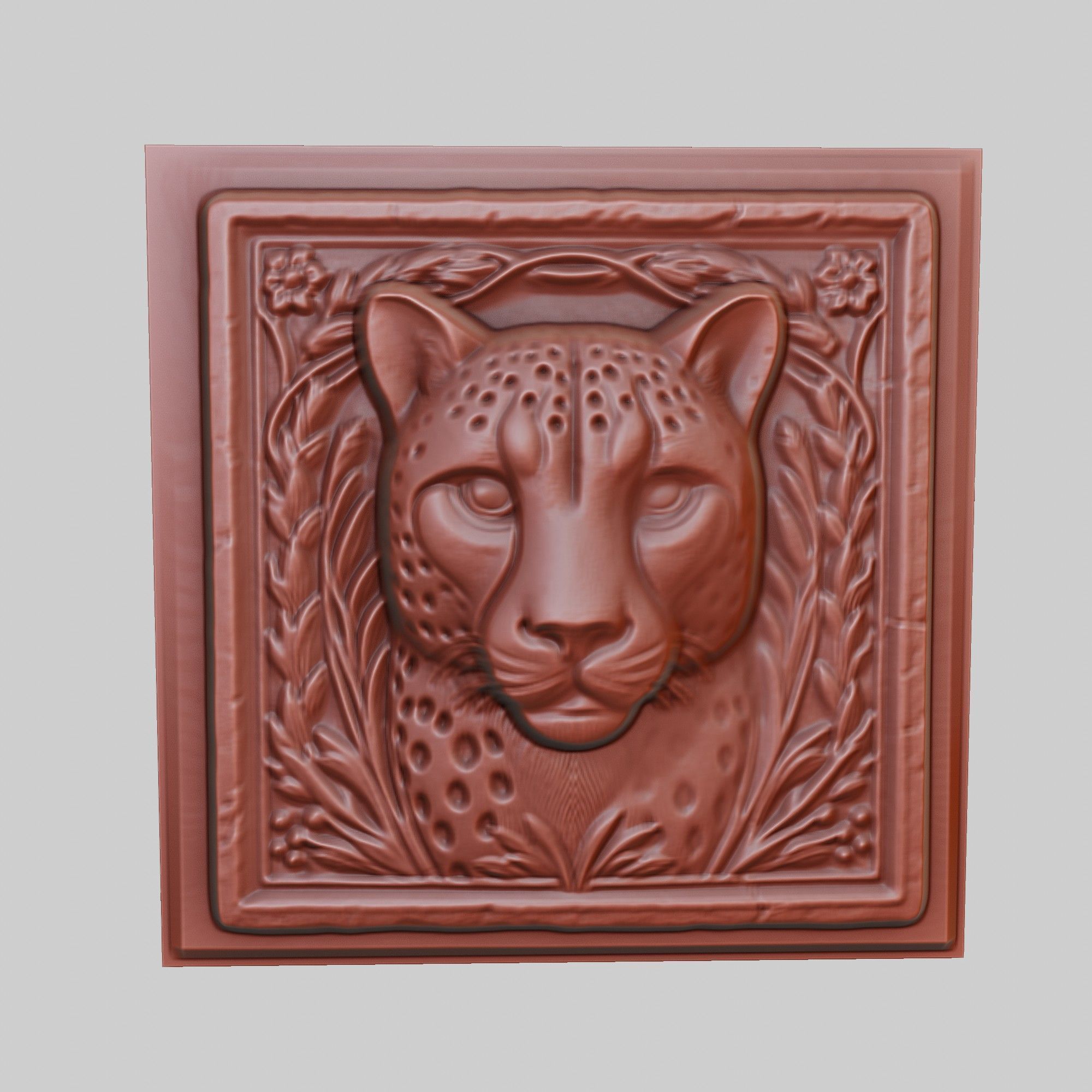 Cheetah Animal 3D print model_2