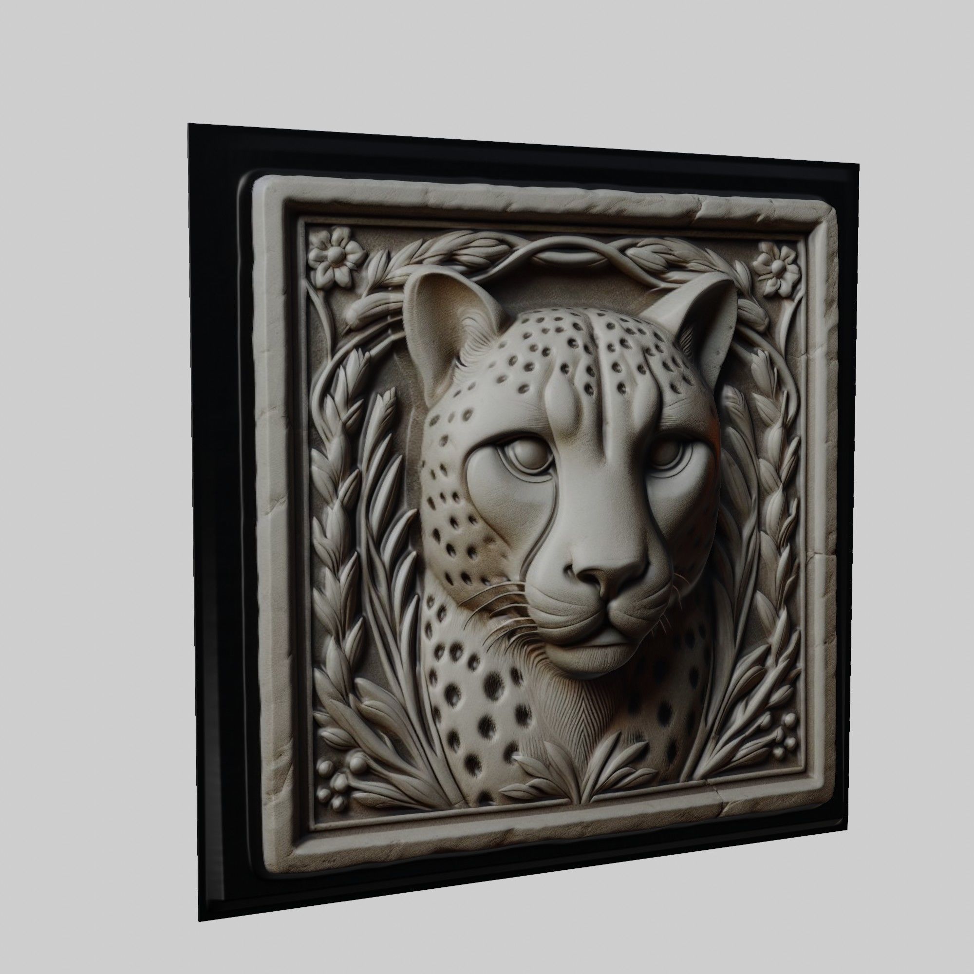 Cheetah Animal 3D print model_1