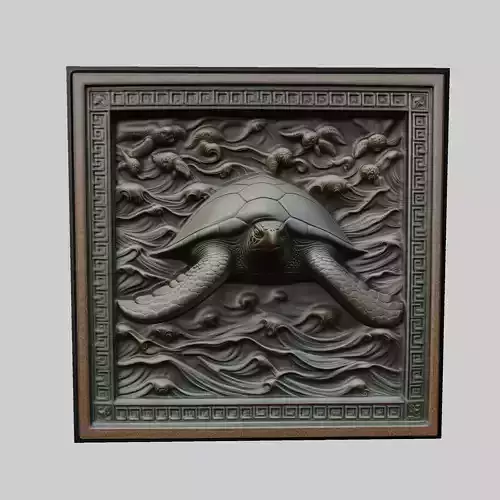 Sea Turtle Animal 3D print model
