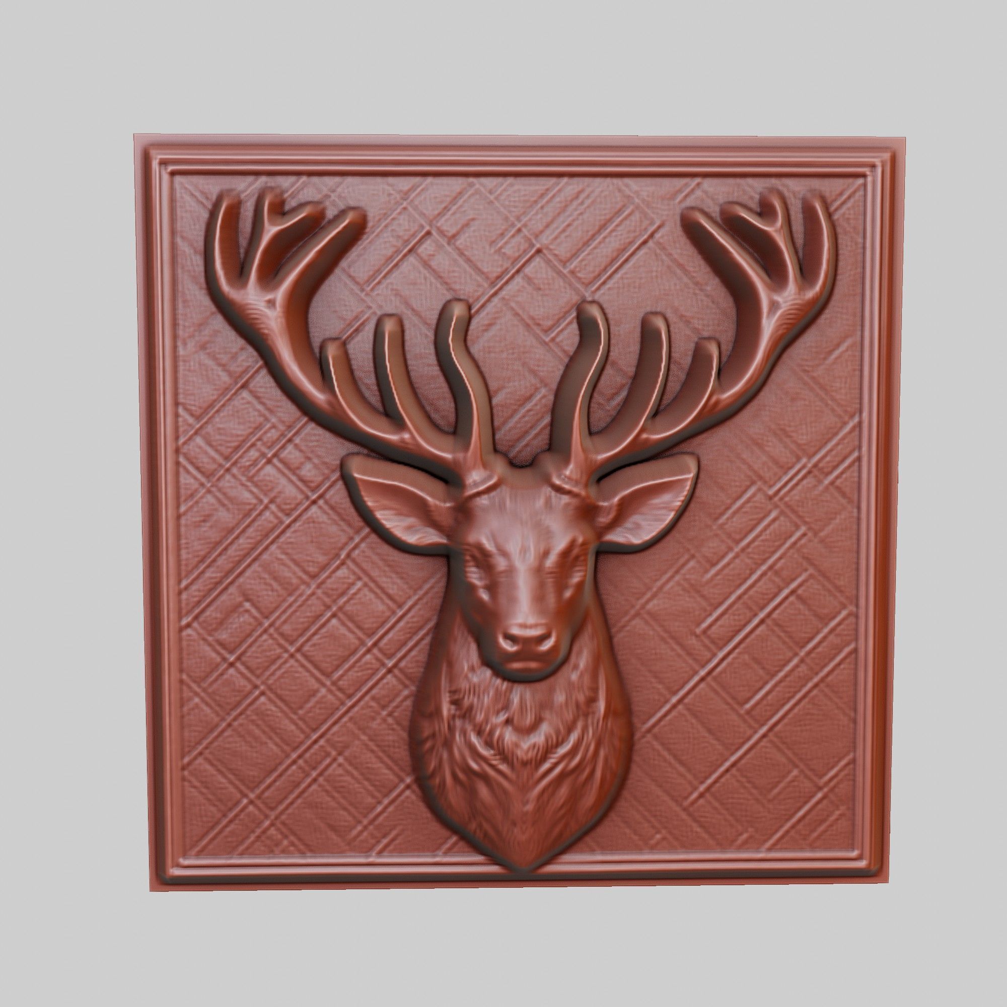Deer Animal 3D print model_2