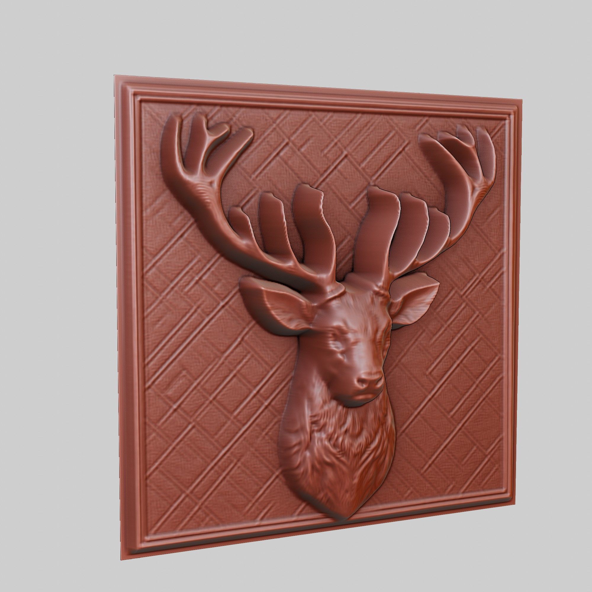 Deer Animal 3D print model_3