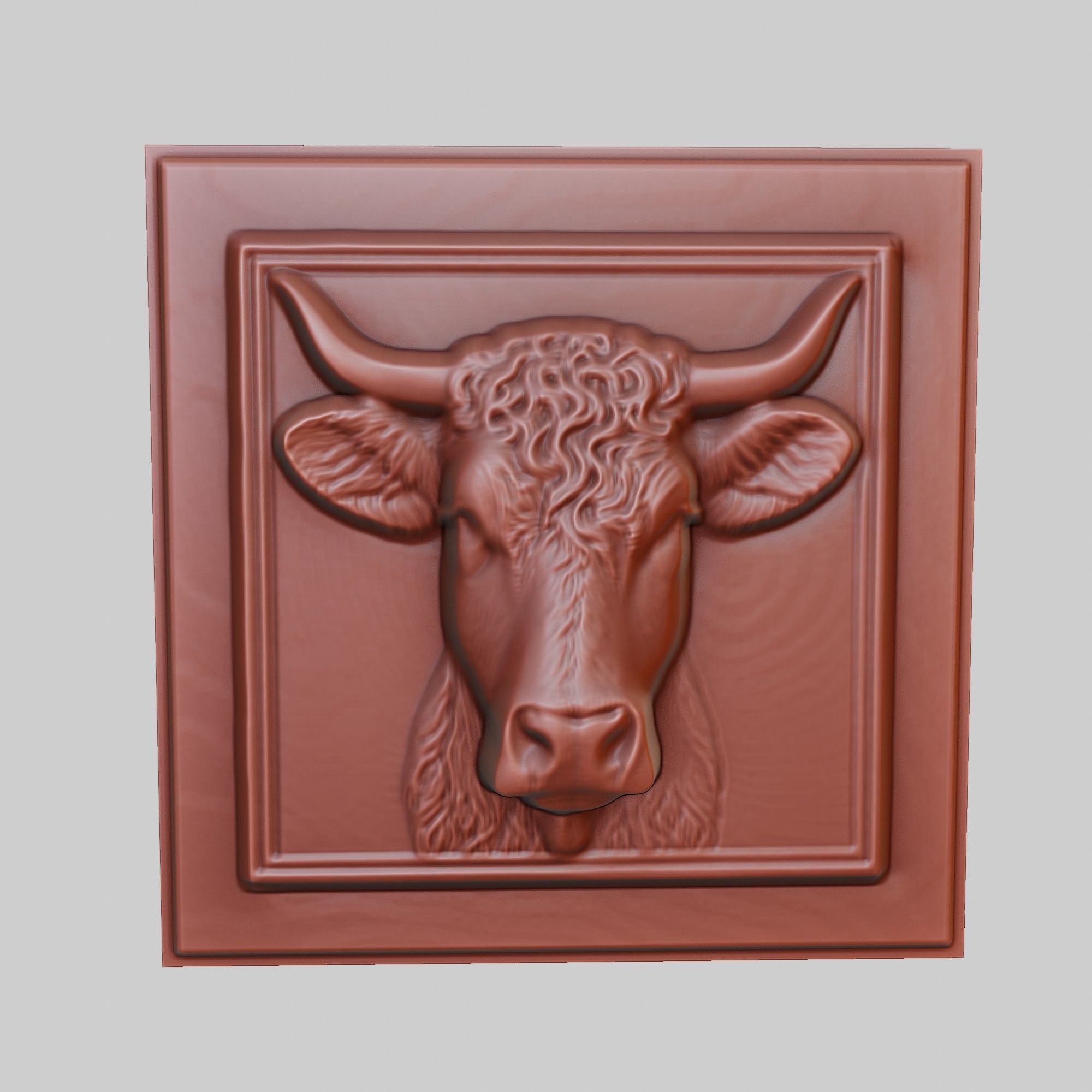 Cow Animal 3D print model_2
