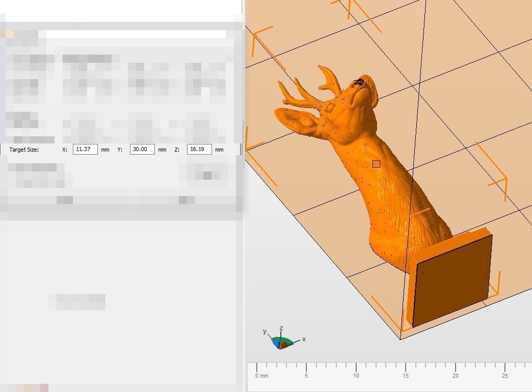 Roe deer bust 3D print model_26