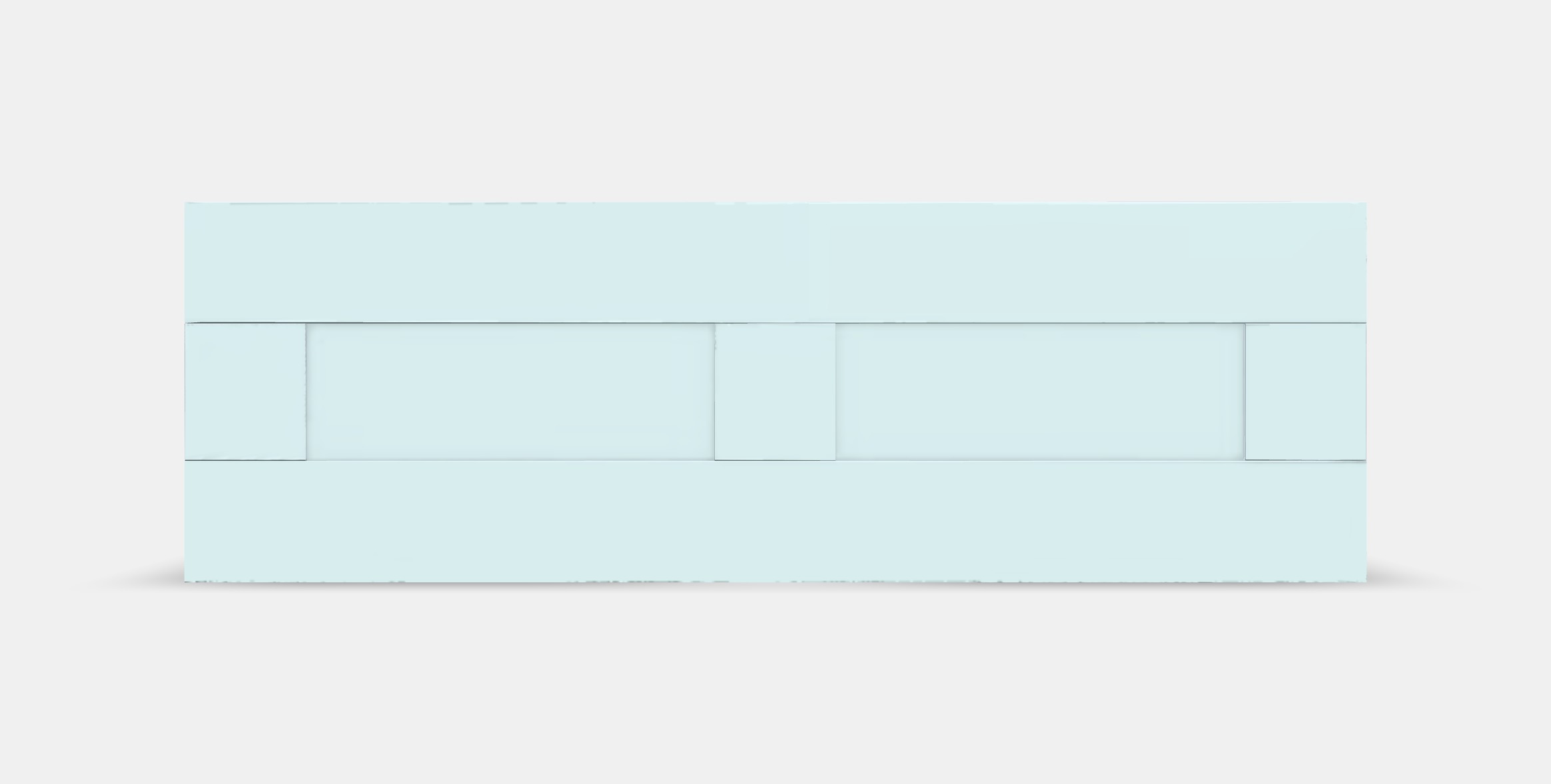 BRIMNES Bed frame with storage 9 Low-poly 3D model_11