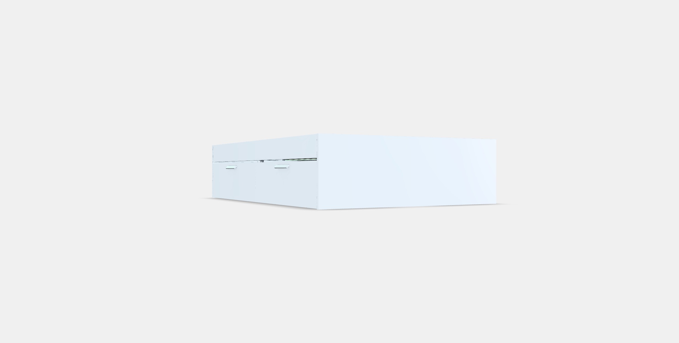 BRIMNES Bed frame with storage 9 Low-poly 3D model_16