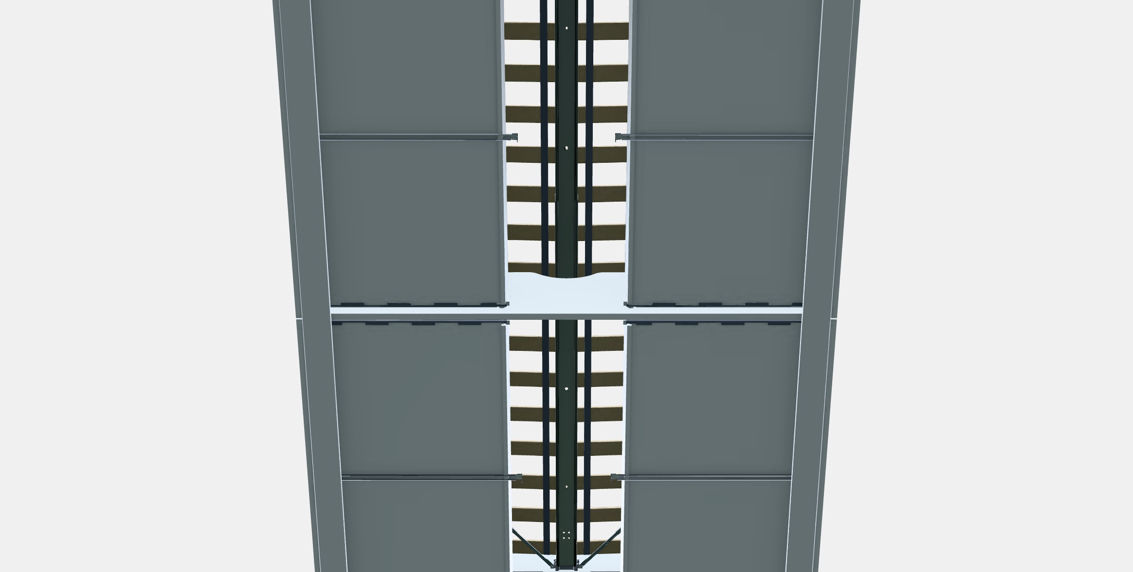 BRIMNES Bed frame with storage 9 Low-poly 3D model_8