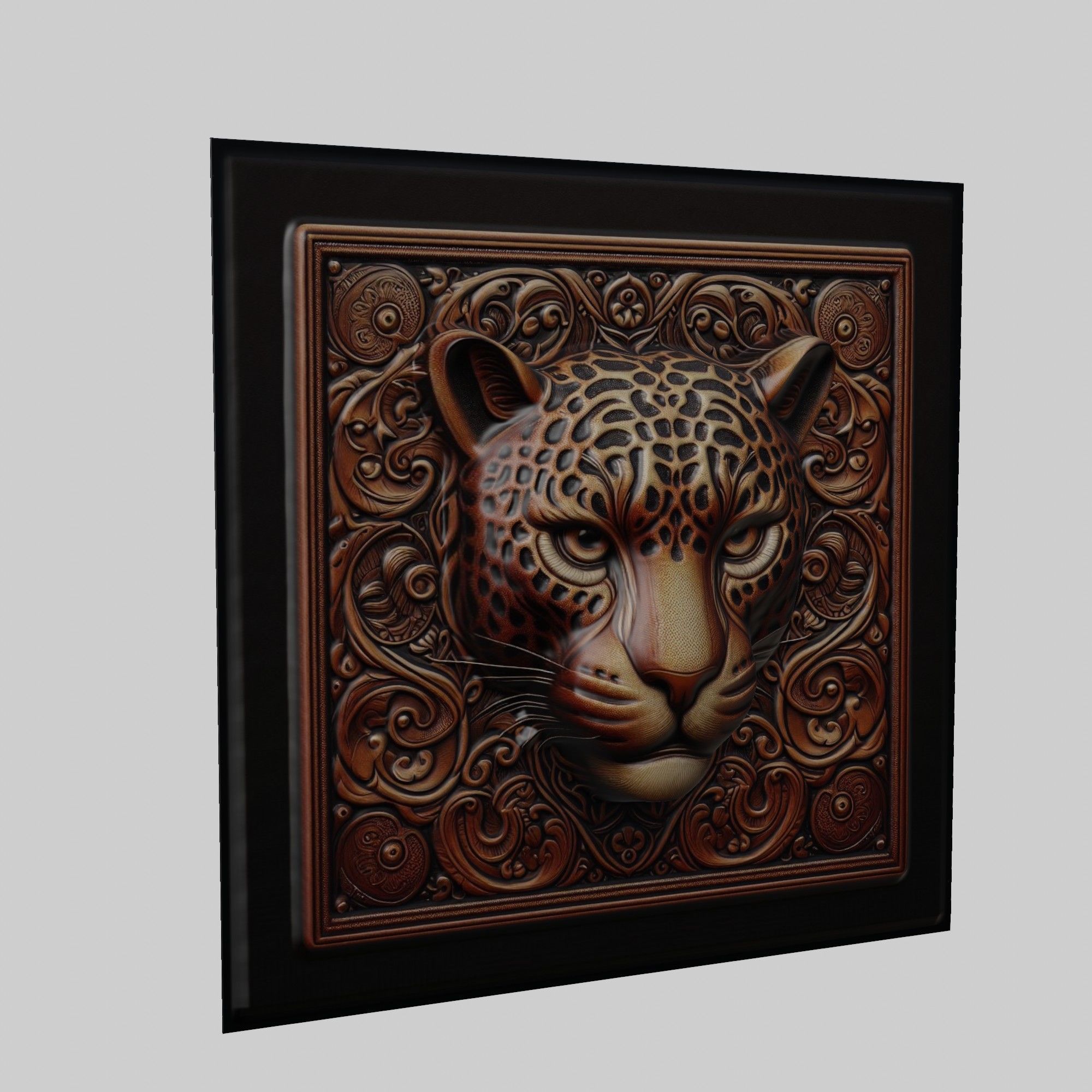 Jaguar Animal 3D print model_1