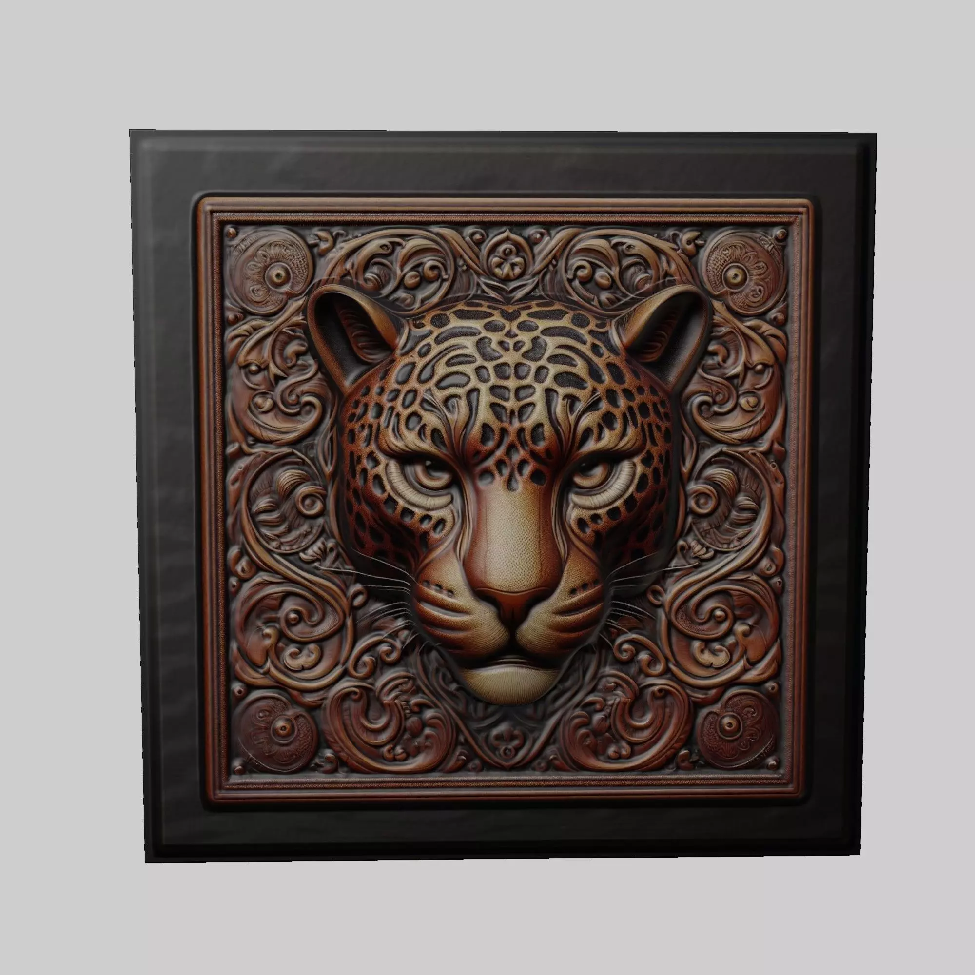 Jaguar Animal 3D print model_0