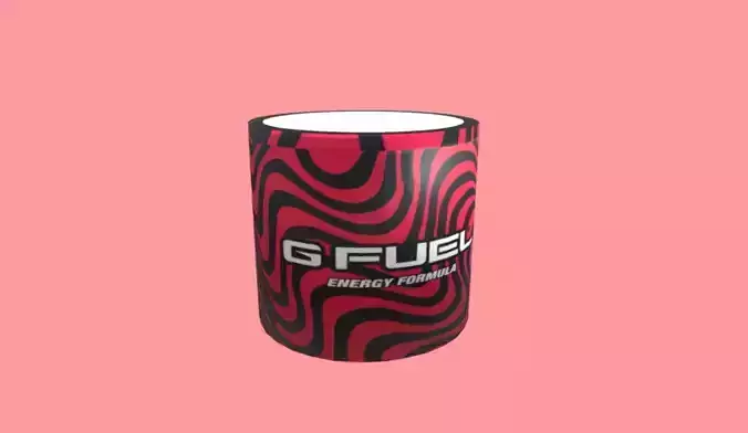 Gfuel Tub Low-poly 3D model