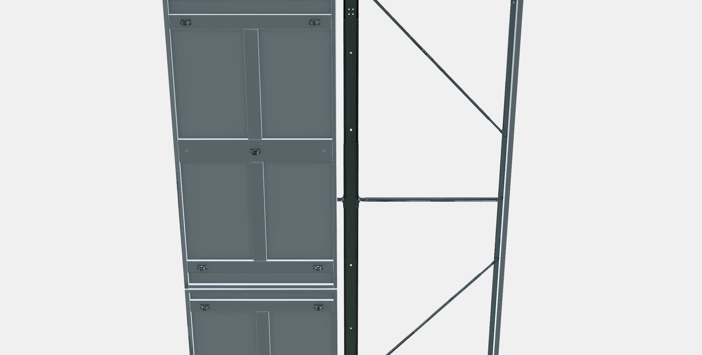 SONGESAND Bed frame with 2 storage boxes 1 Low-poly 3D model_8