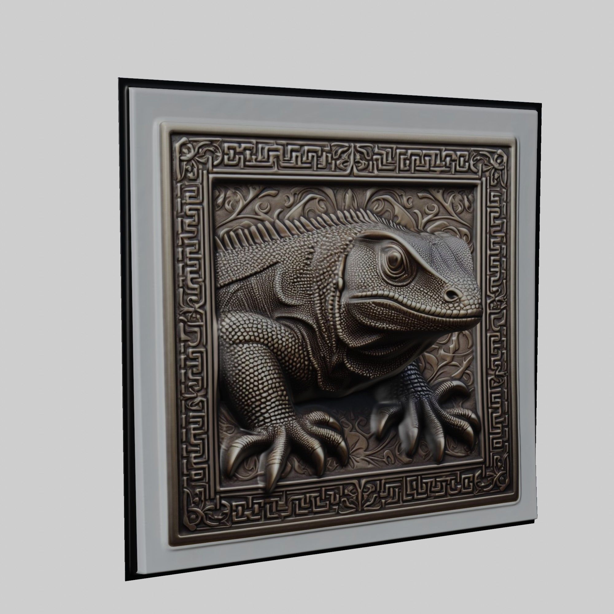 Komodo Dragon Animal 3D print model_1