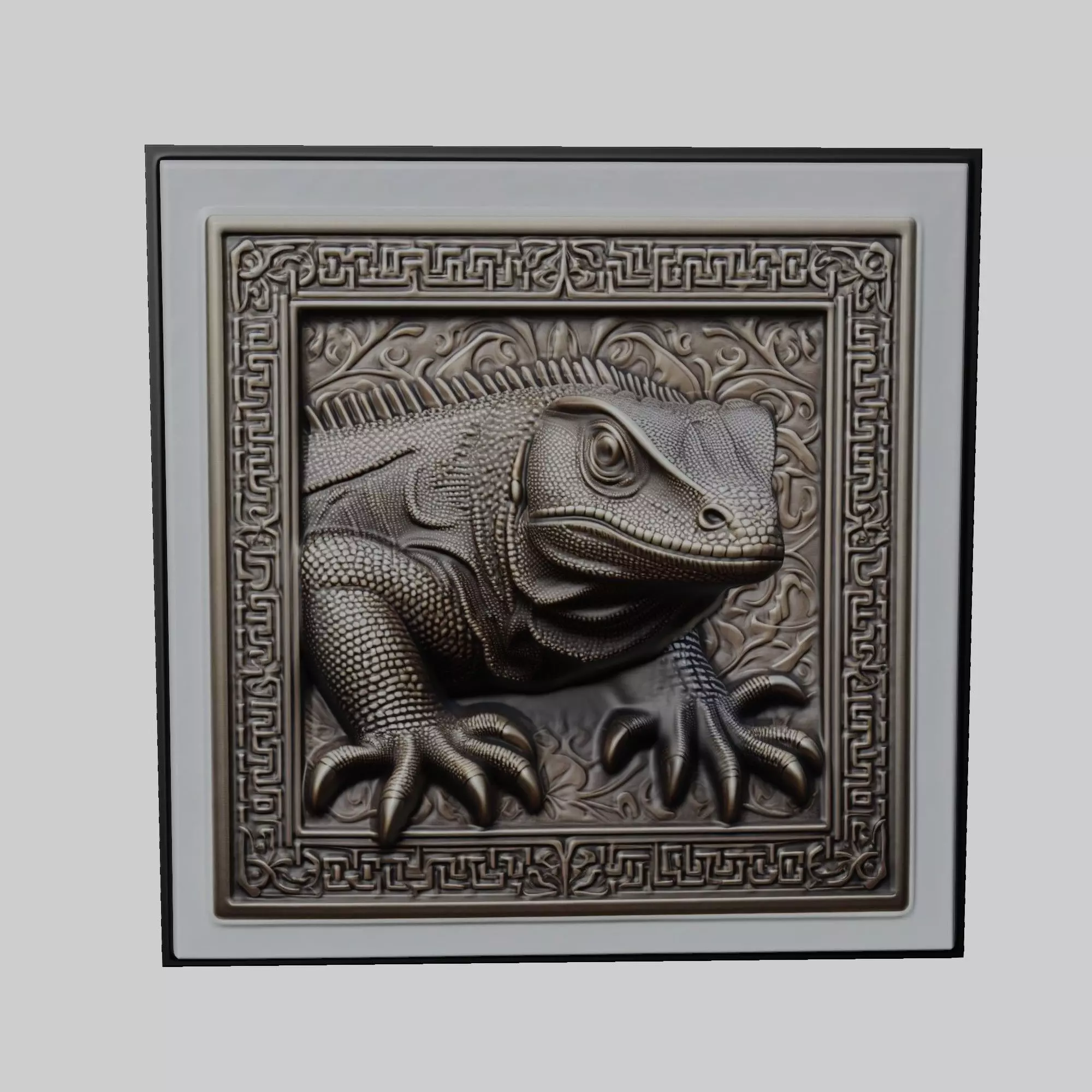 Komodo Dragon Animal 3D print model_0