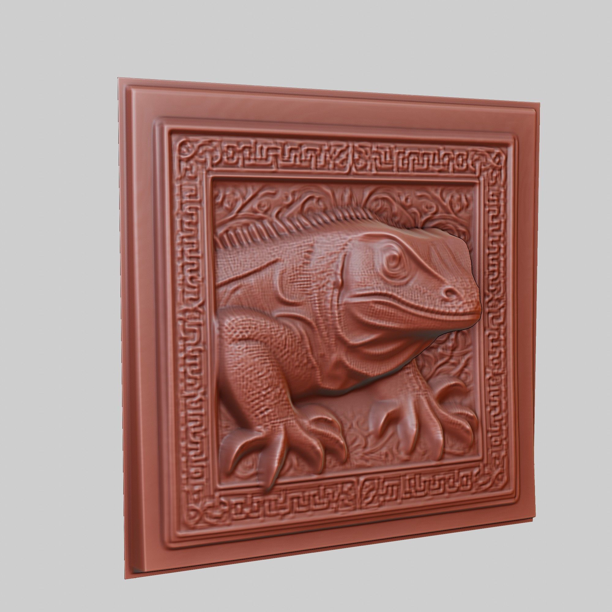 Komodo Dragon Animal 3D print model_3