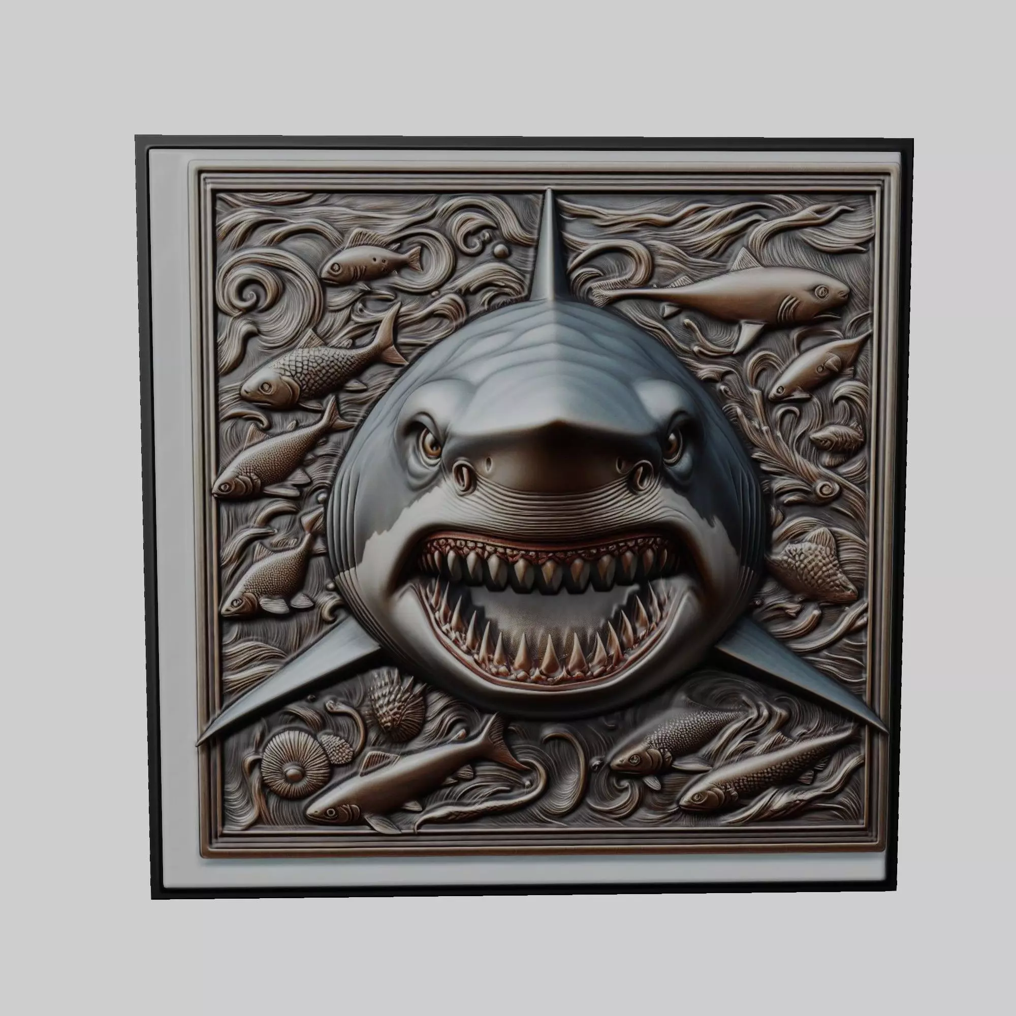 Shark Animal 3D print model_0