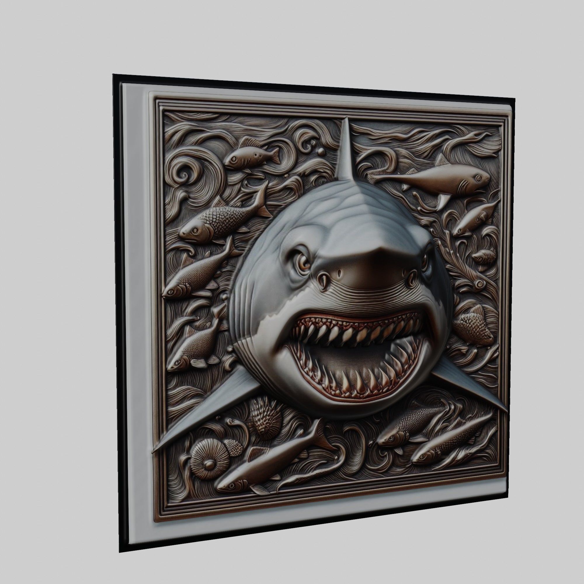 Shark Animal 3D print model_1