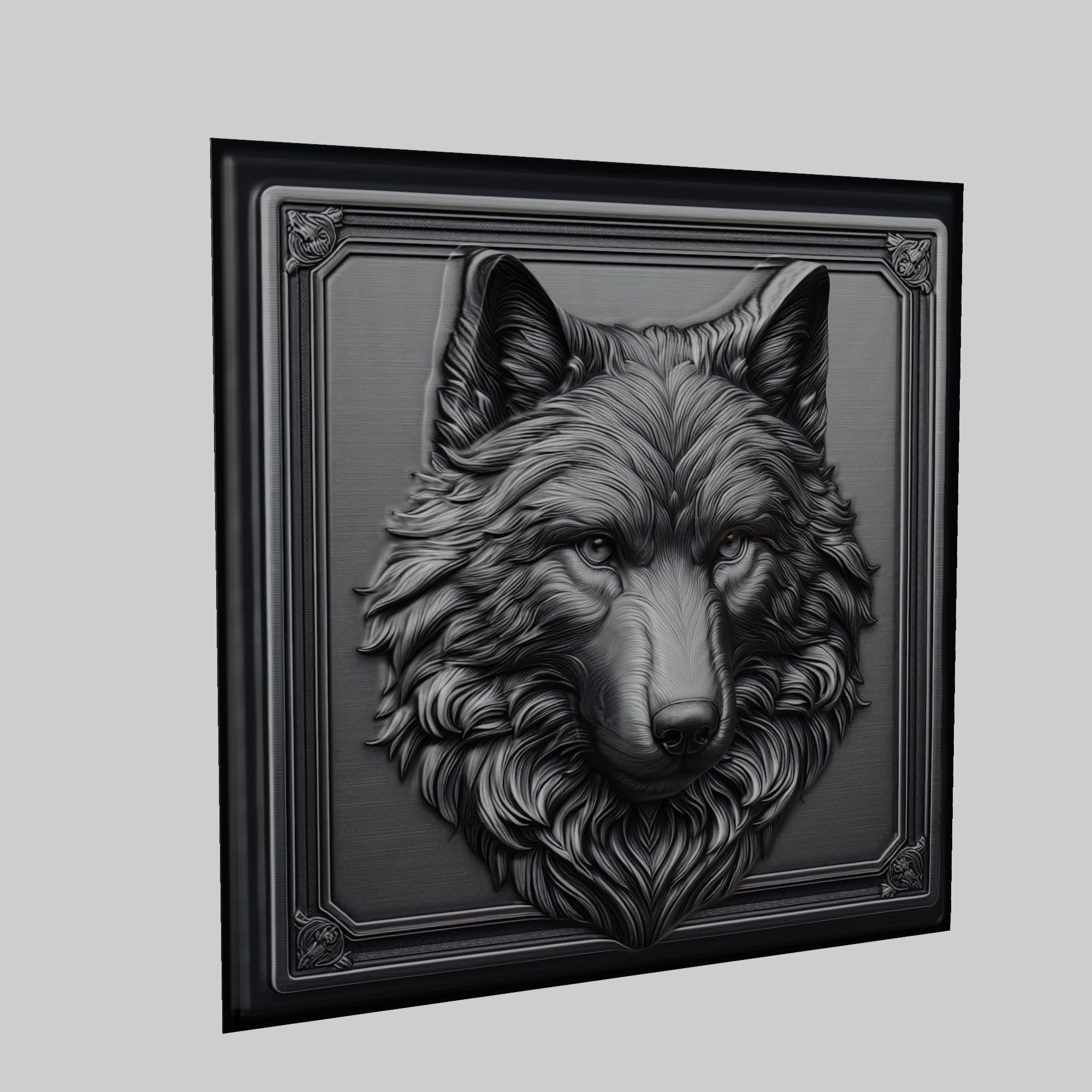 Wolf Animal 3D print model_1