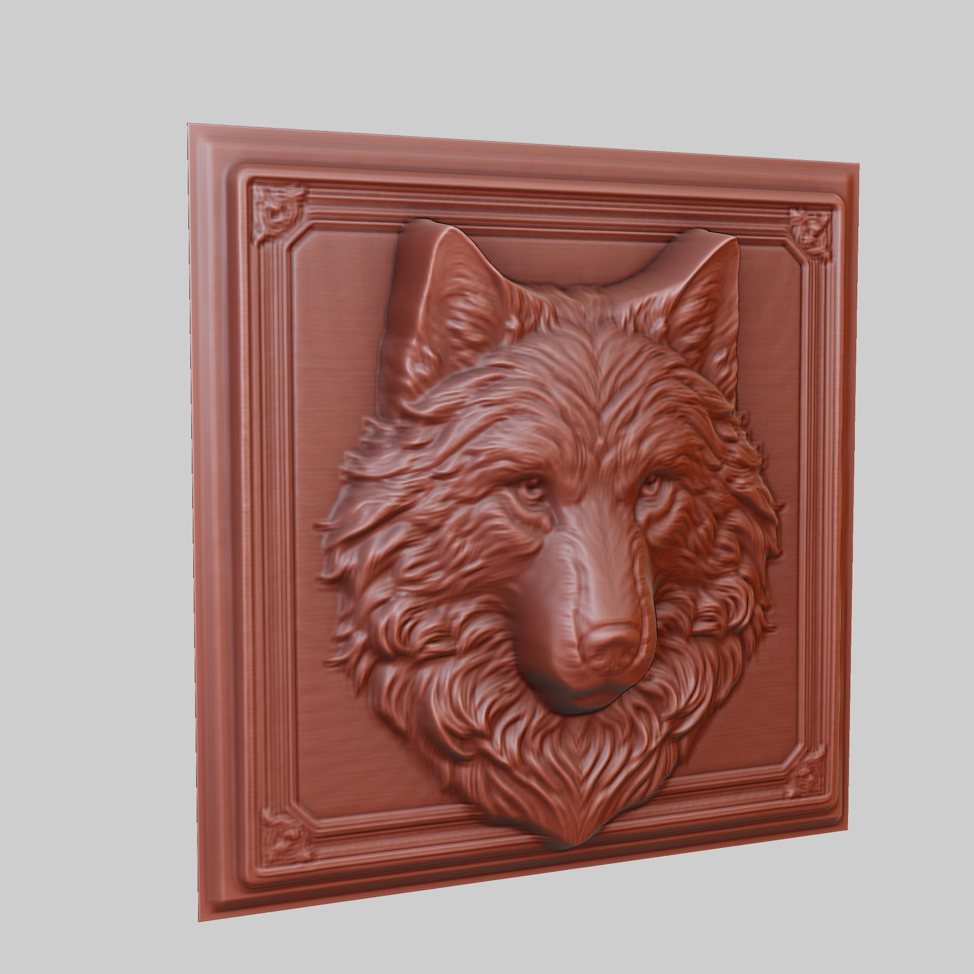 Wolf Animal 3D print model_3