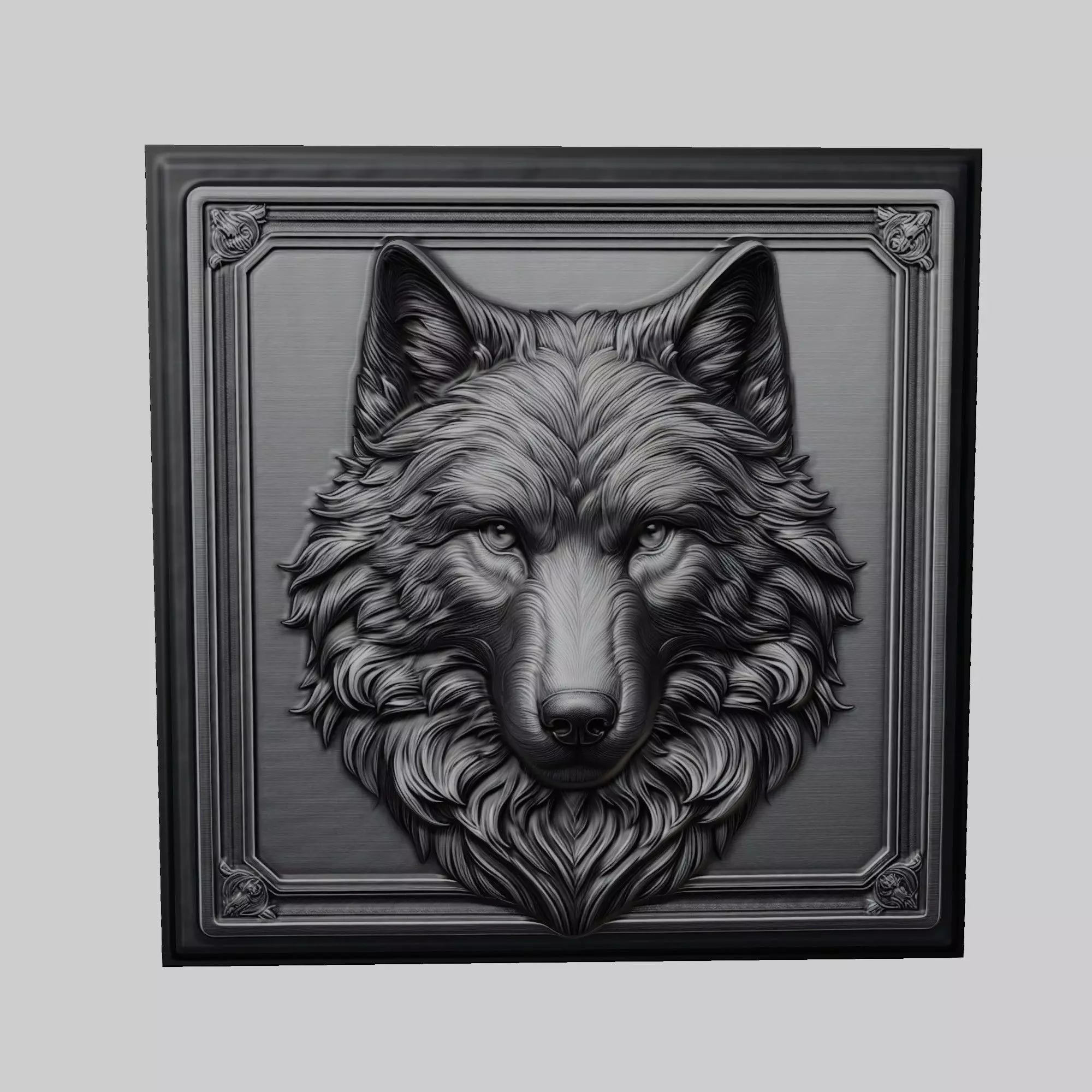 Wolf Animal 3D print model_0