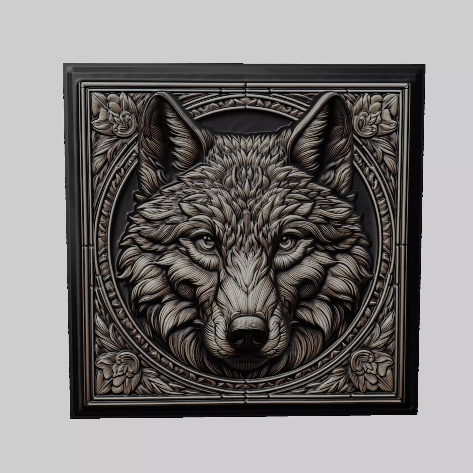 Wolf Animal 3D print model_0