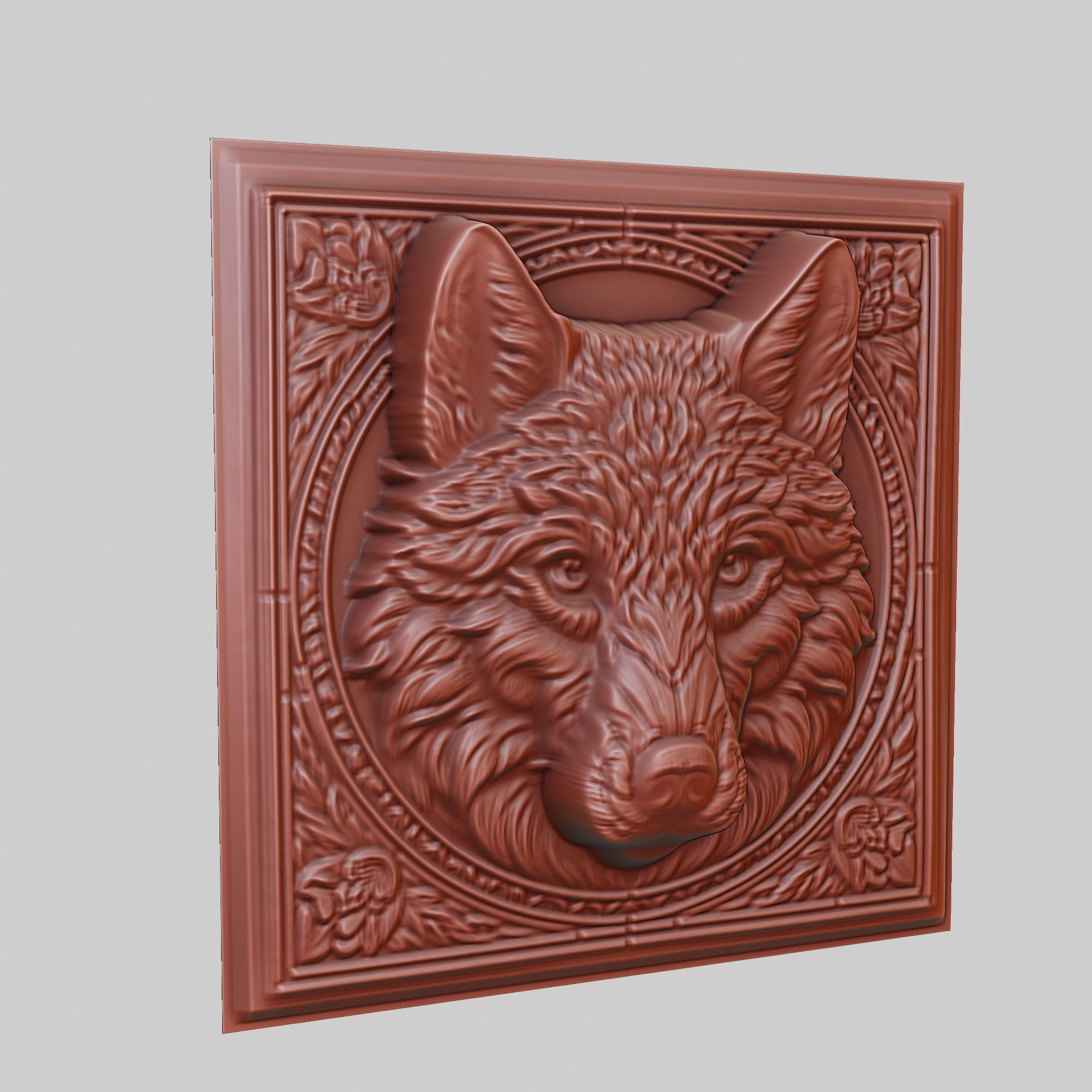 Wolf Animal 3D print model_3