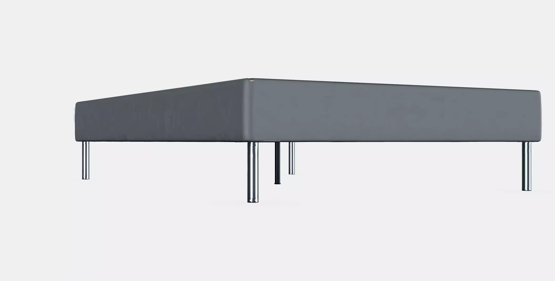 ESPEVAR Slatted mattress base with legs 2 Low-poly 3D model_0