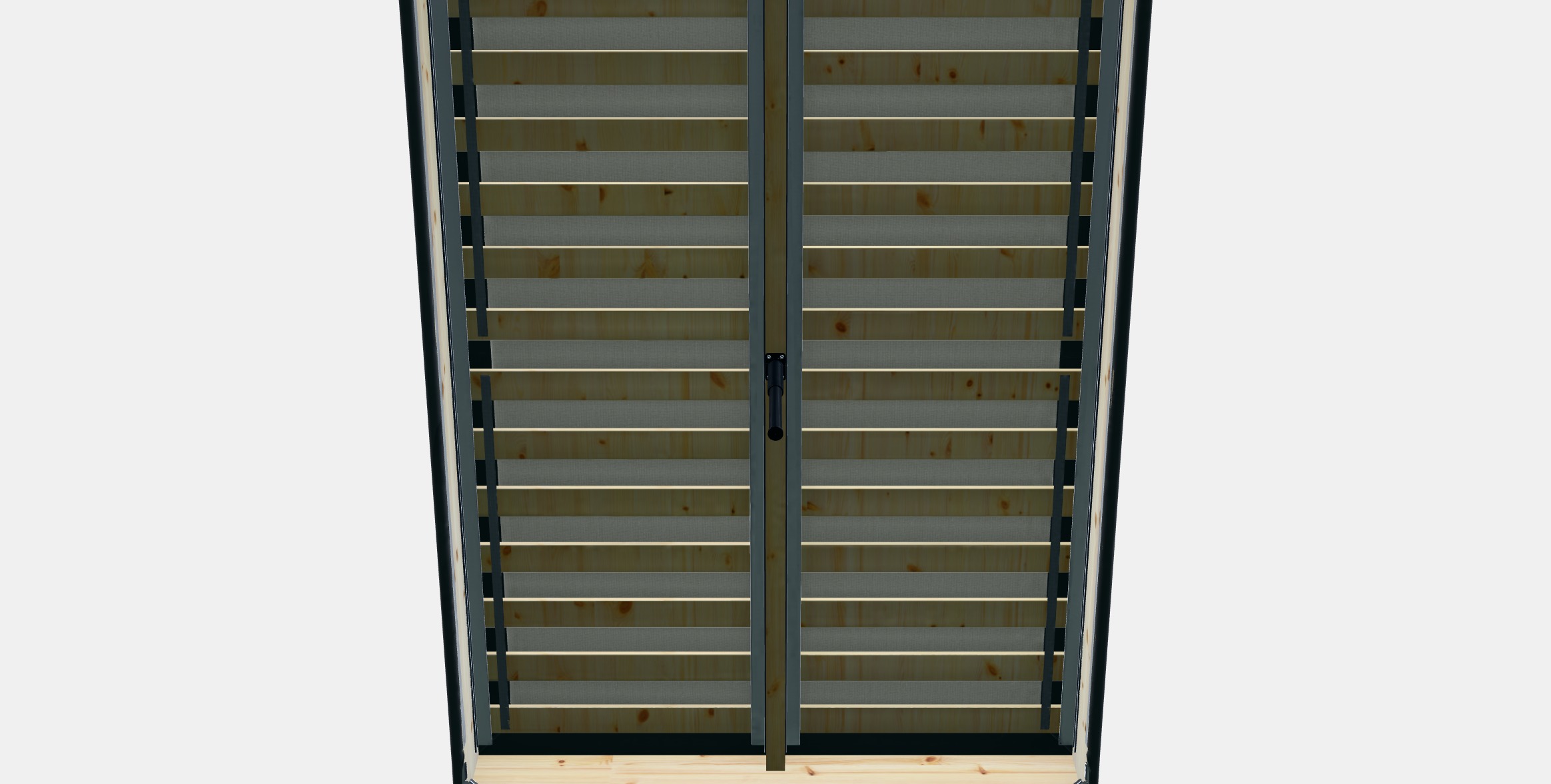 ESPEVAR Slatted mattress base with legs 2 Low-poly 3D model_9