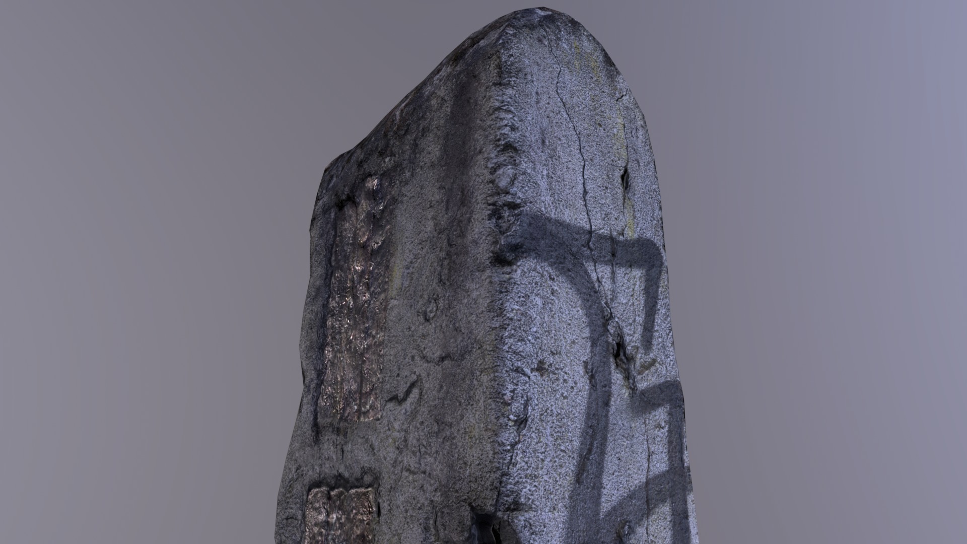 Concrete Pillar Low-poly 3D model_15