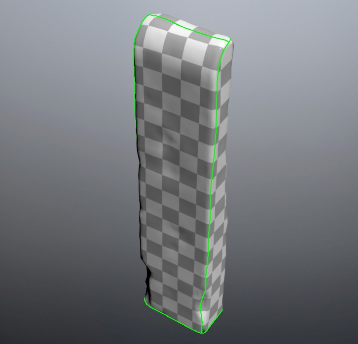 Concrete Pillar Low-poly 3D model_19