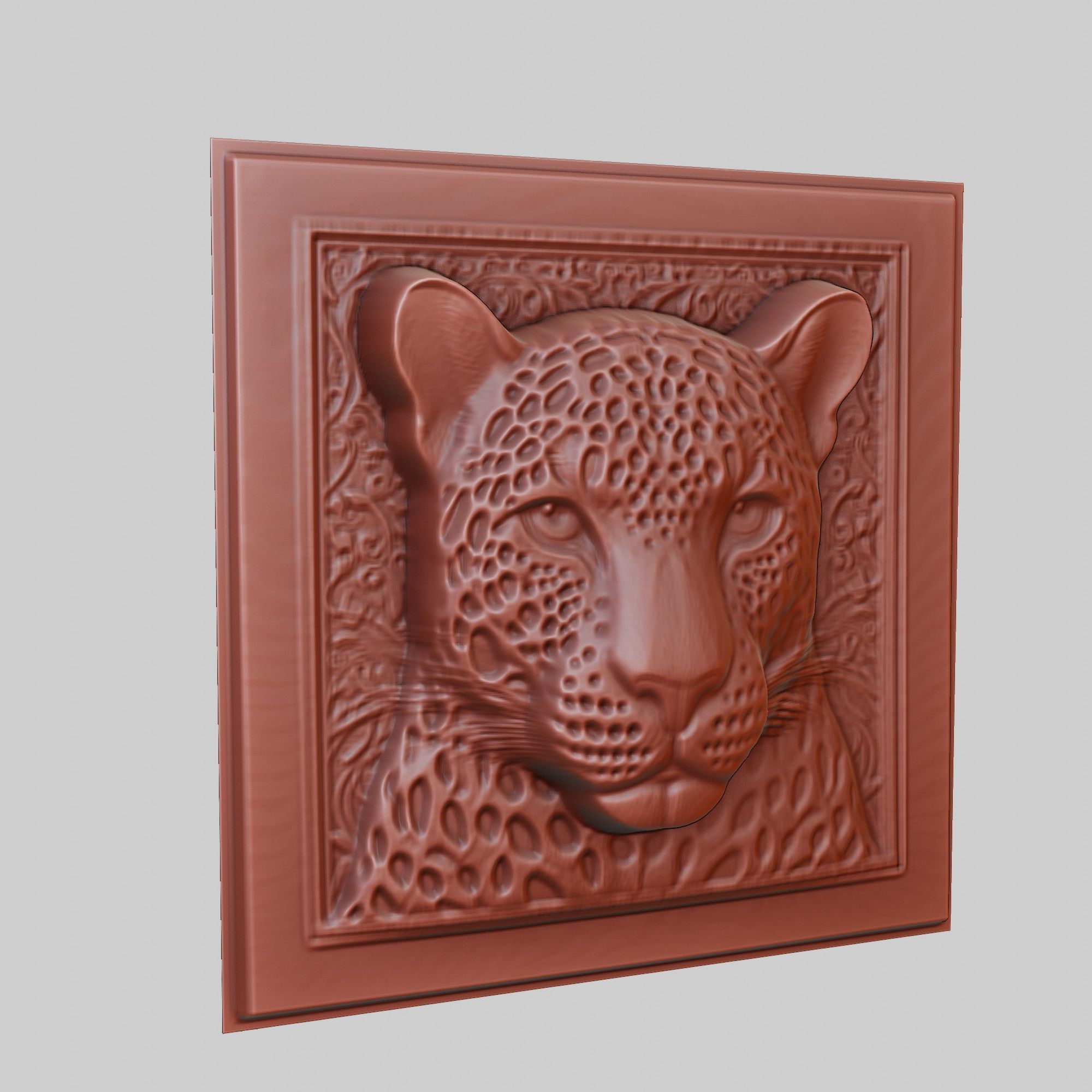 Leopard Animal 3D print model_3