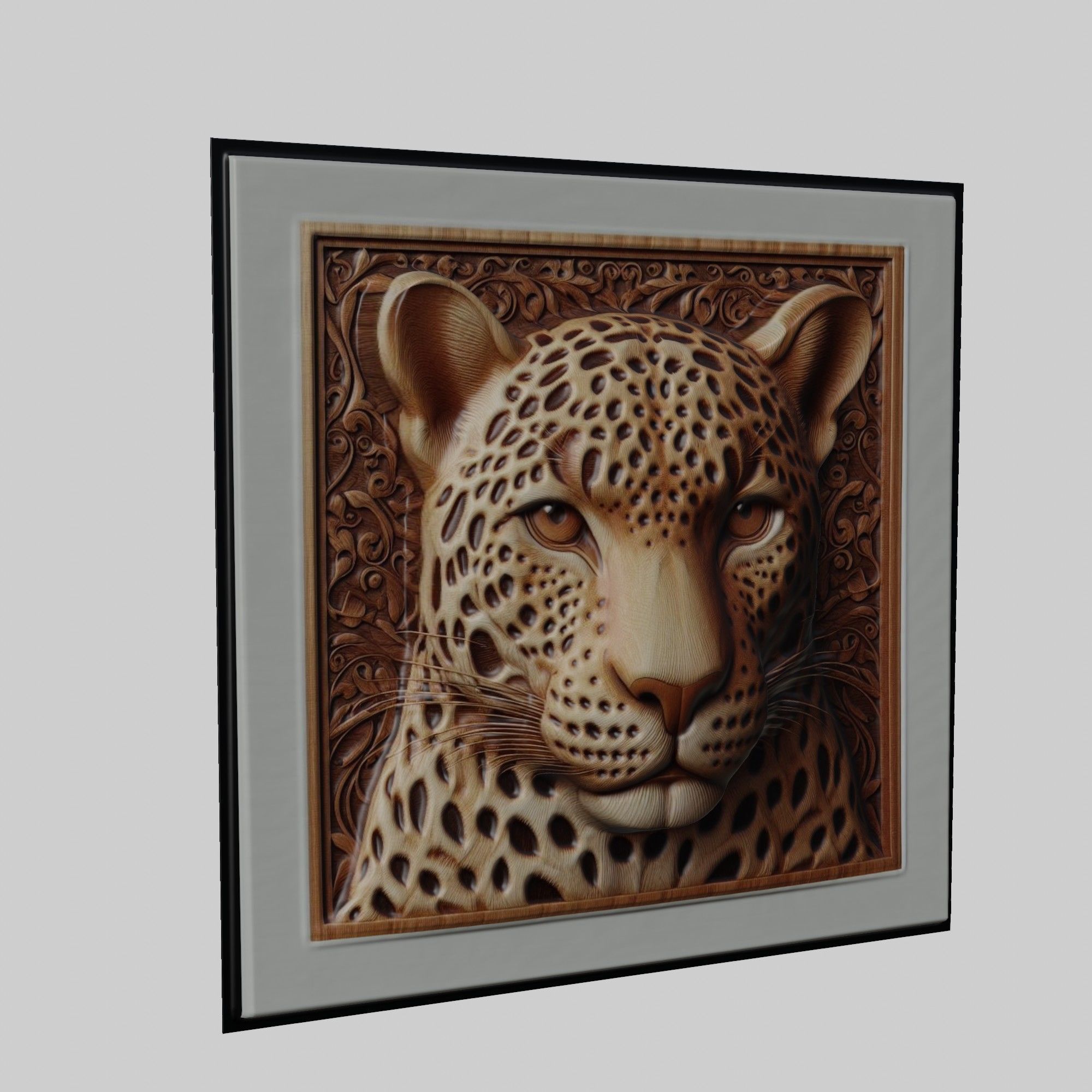 Leopard Animal 3D print model_1