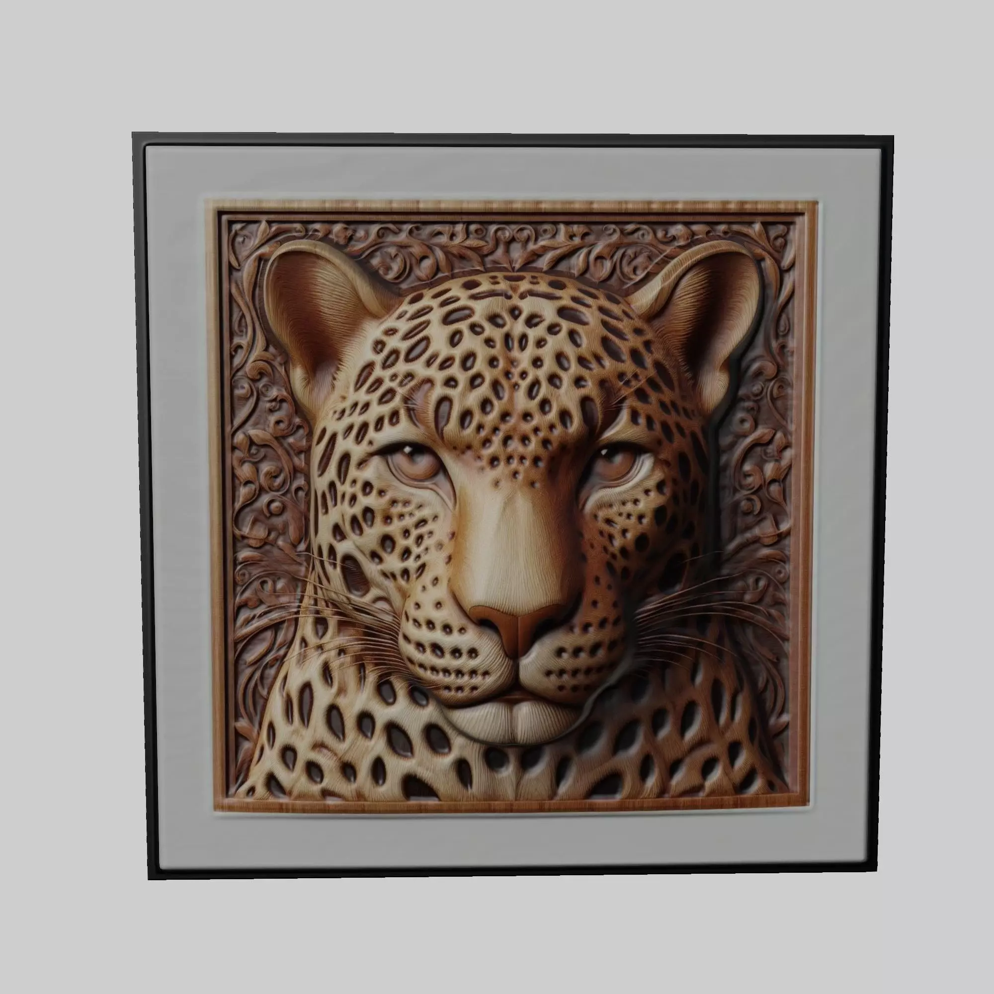 Leopard Animal 3D print model_0