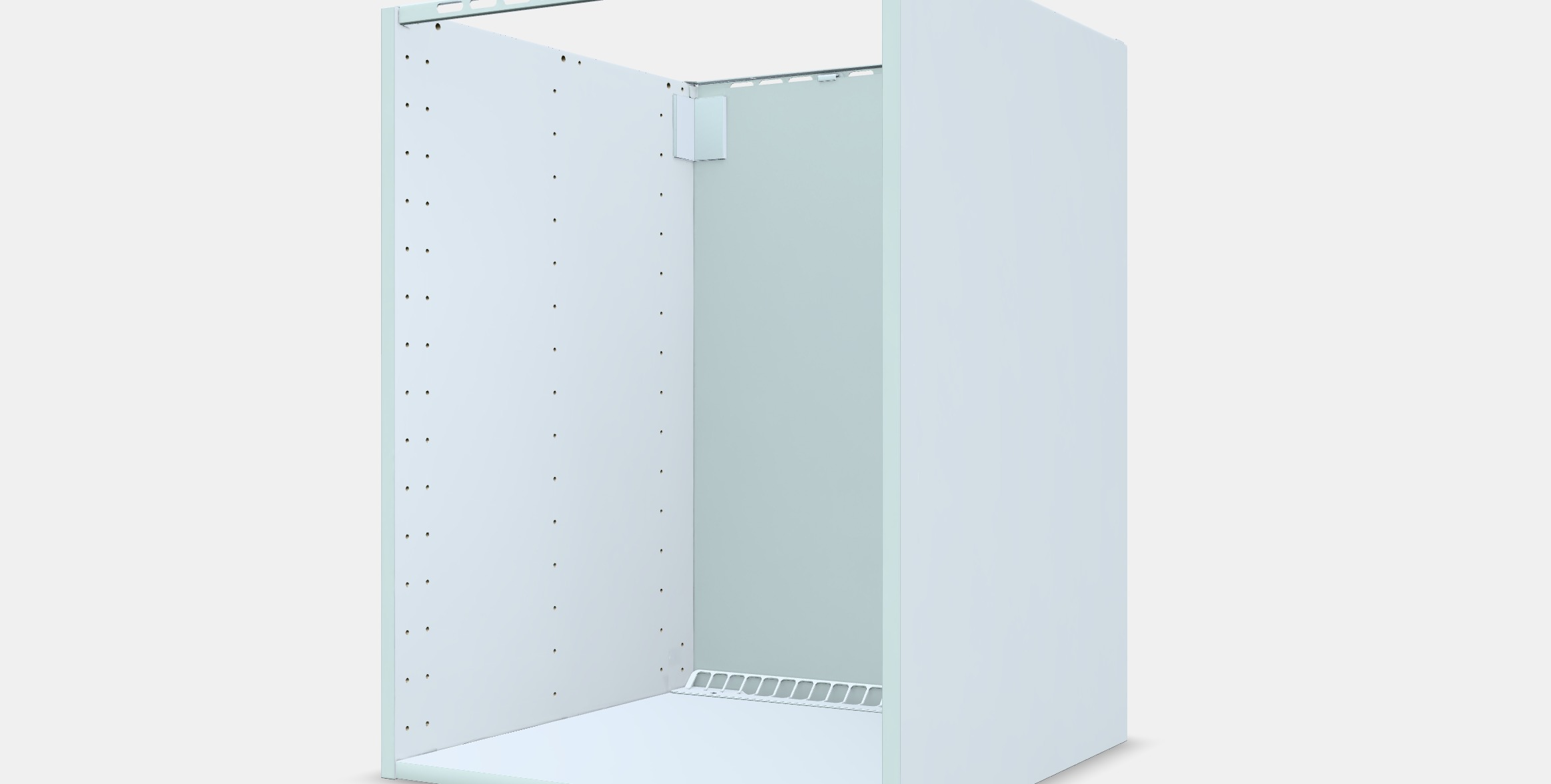 METOD Base cabinet for built-in oven-sink Low-poly 3D model_13