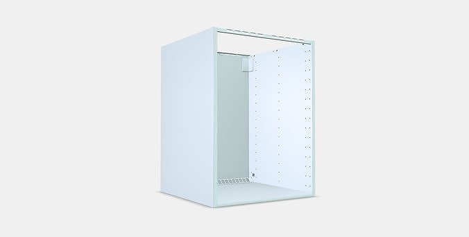 METOD Base cabinet for built-in oven-sink Low-poly 3D model