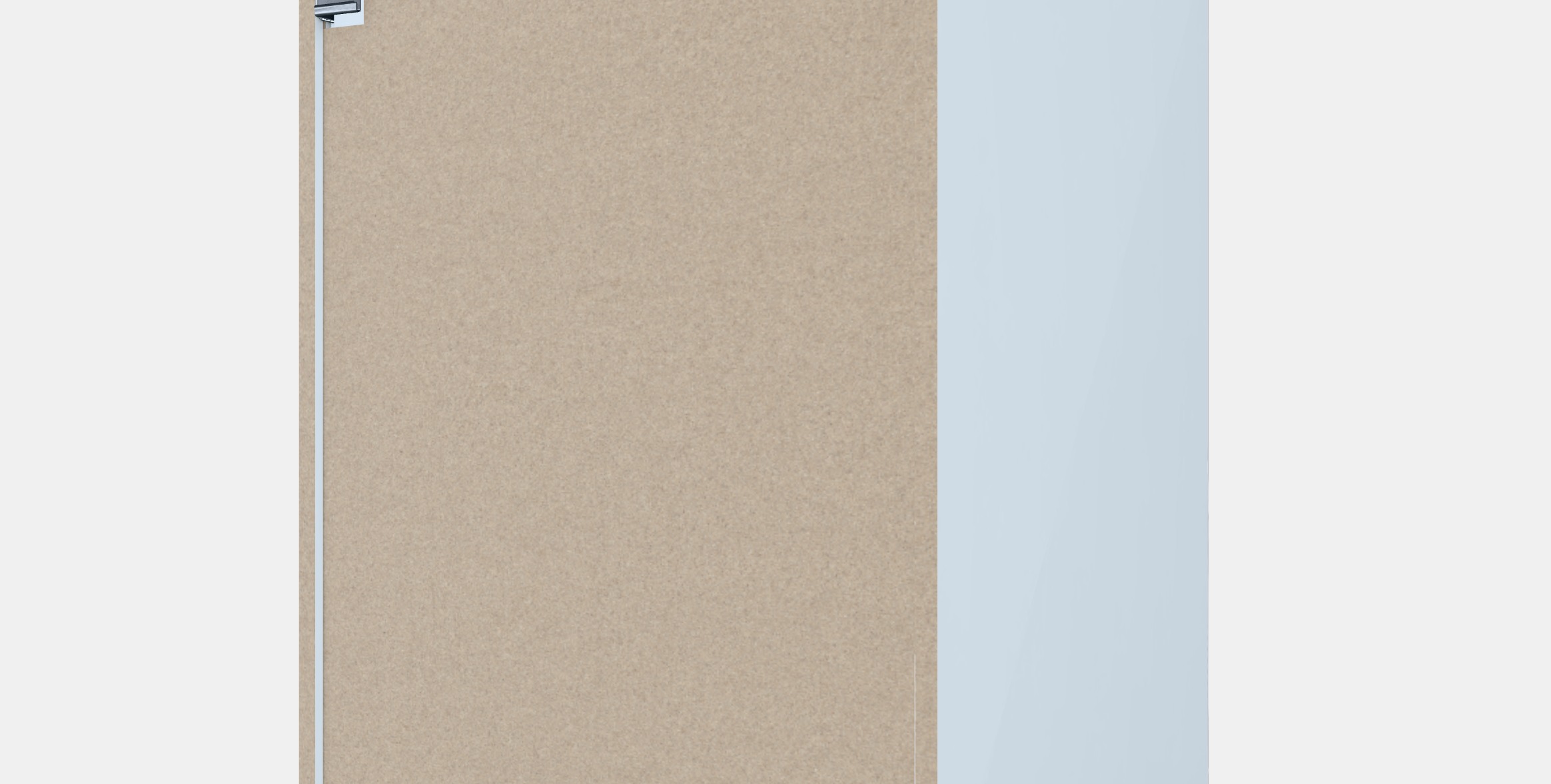 METOD Base cabinet for built-in oven-sink Low-poly 3D model_6