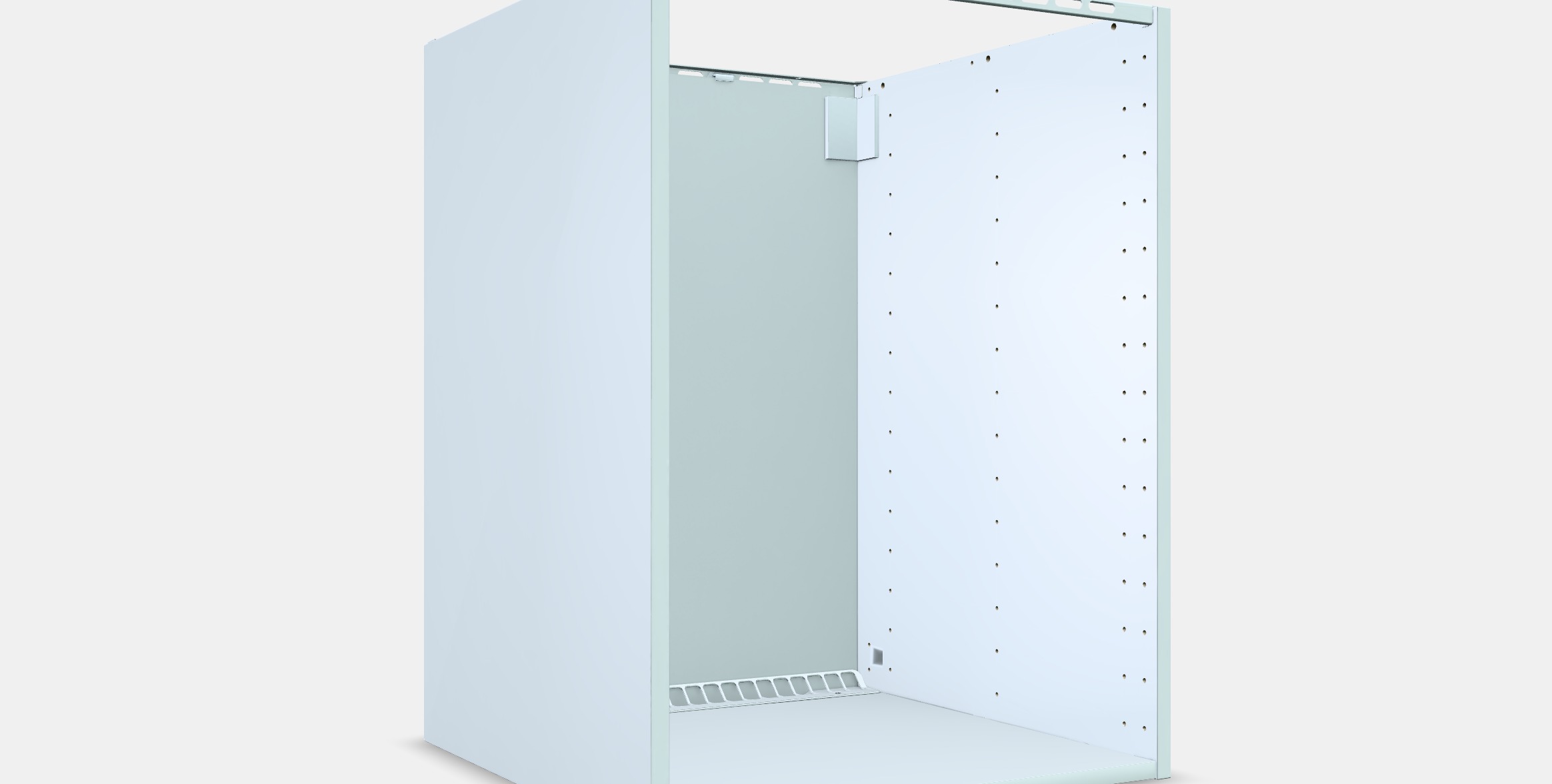 METOD Base cabinet for built-in oven-sink Low-poly 3D model_8