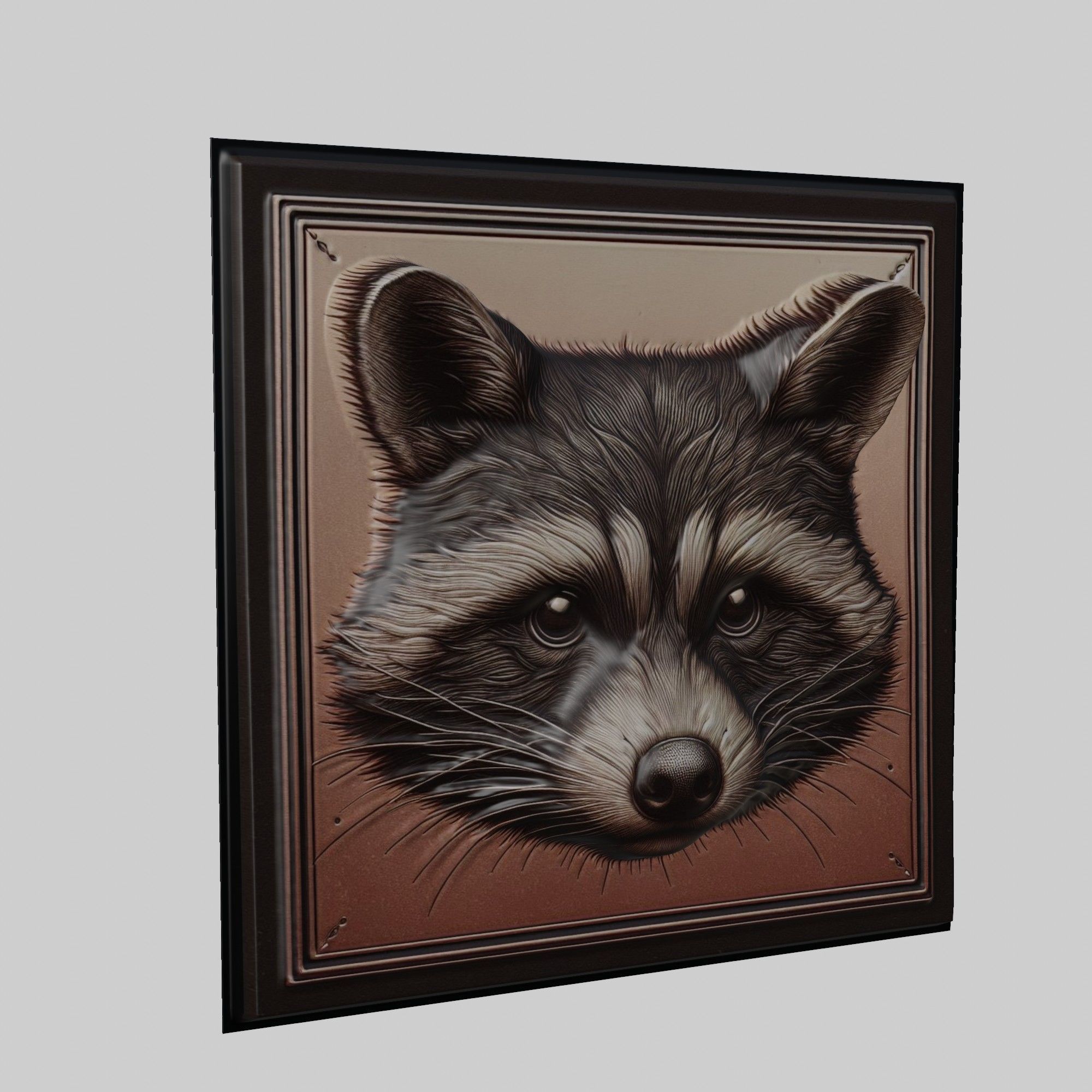 Raccoon Animal 3D print model_1