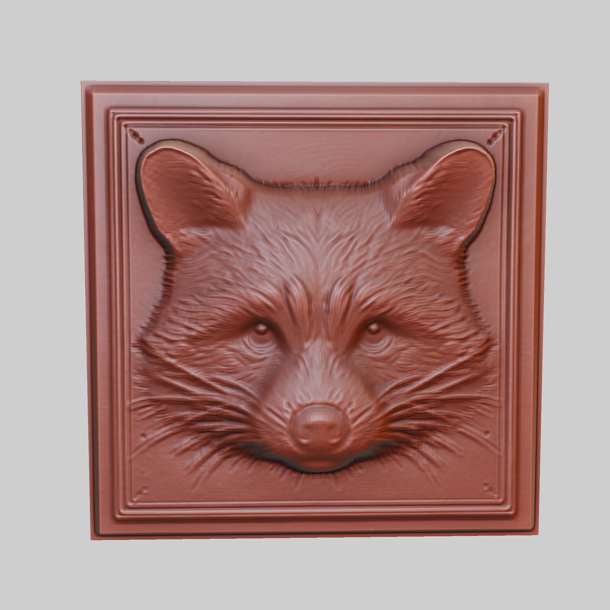 Raccoon Animal 3D print model_2