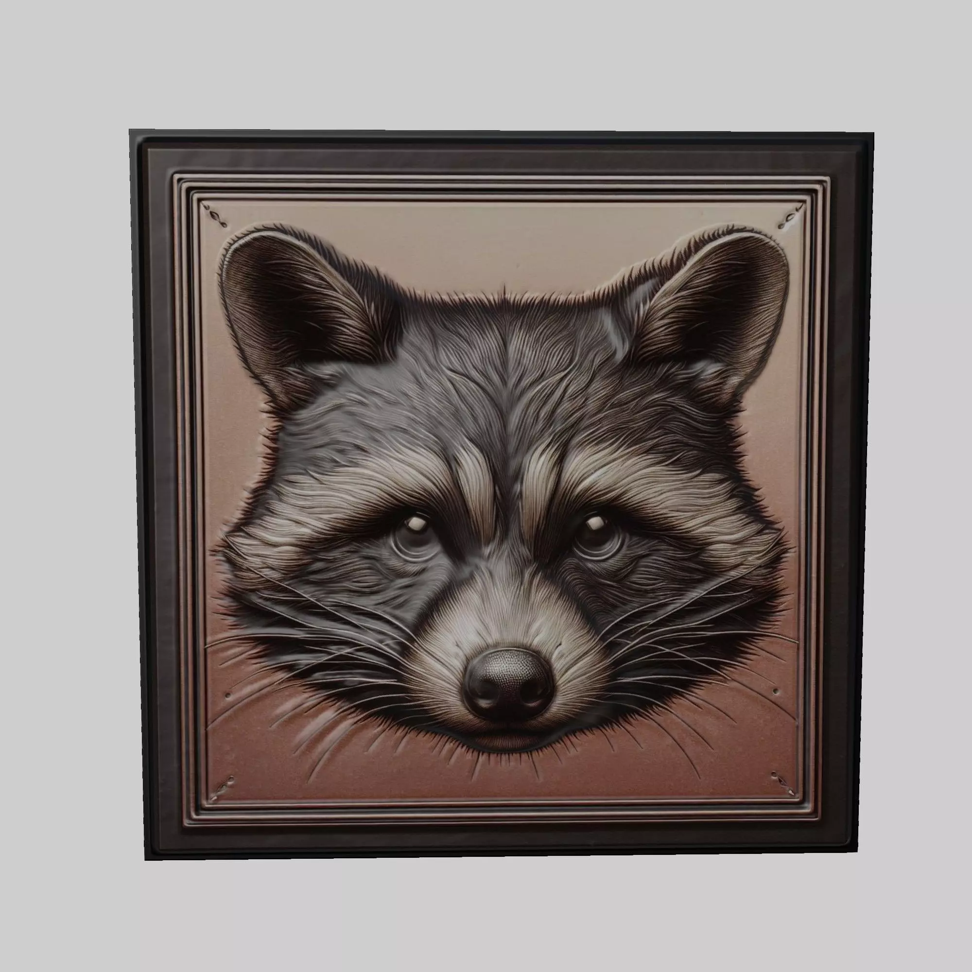 Raccoon Animal 3D print model_0