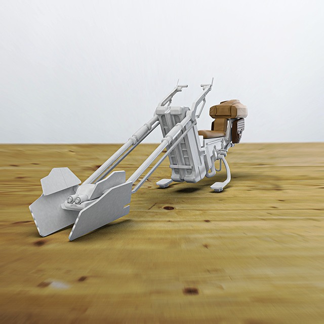 Star Wars The Mandalorian speeder bike 3D print model 3D print model_2