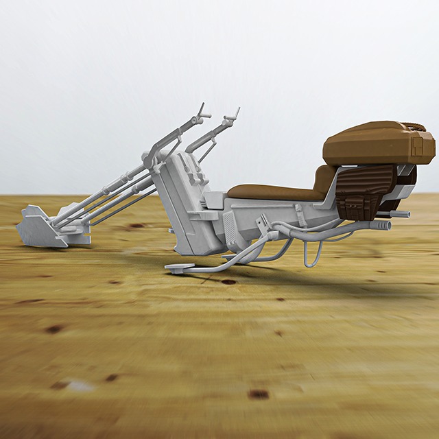 Star Wars The Mandalorian speeder bike 3D print model 3D print model_1