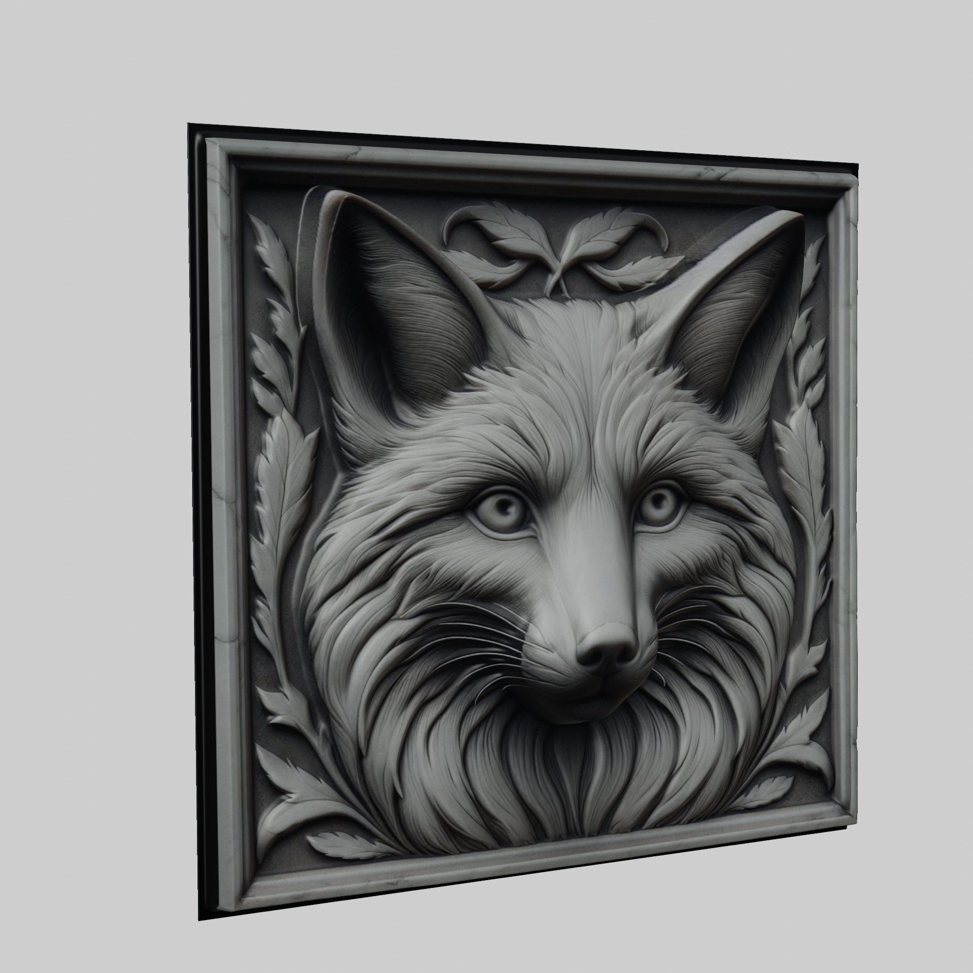 Fox Animal 3D print model_1
