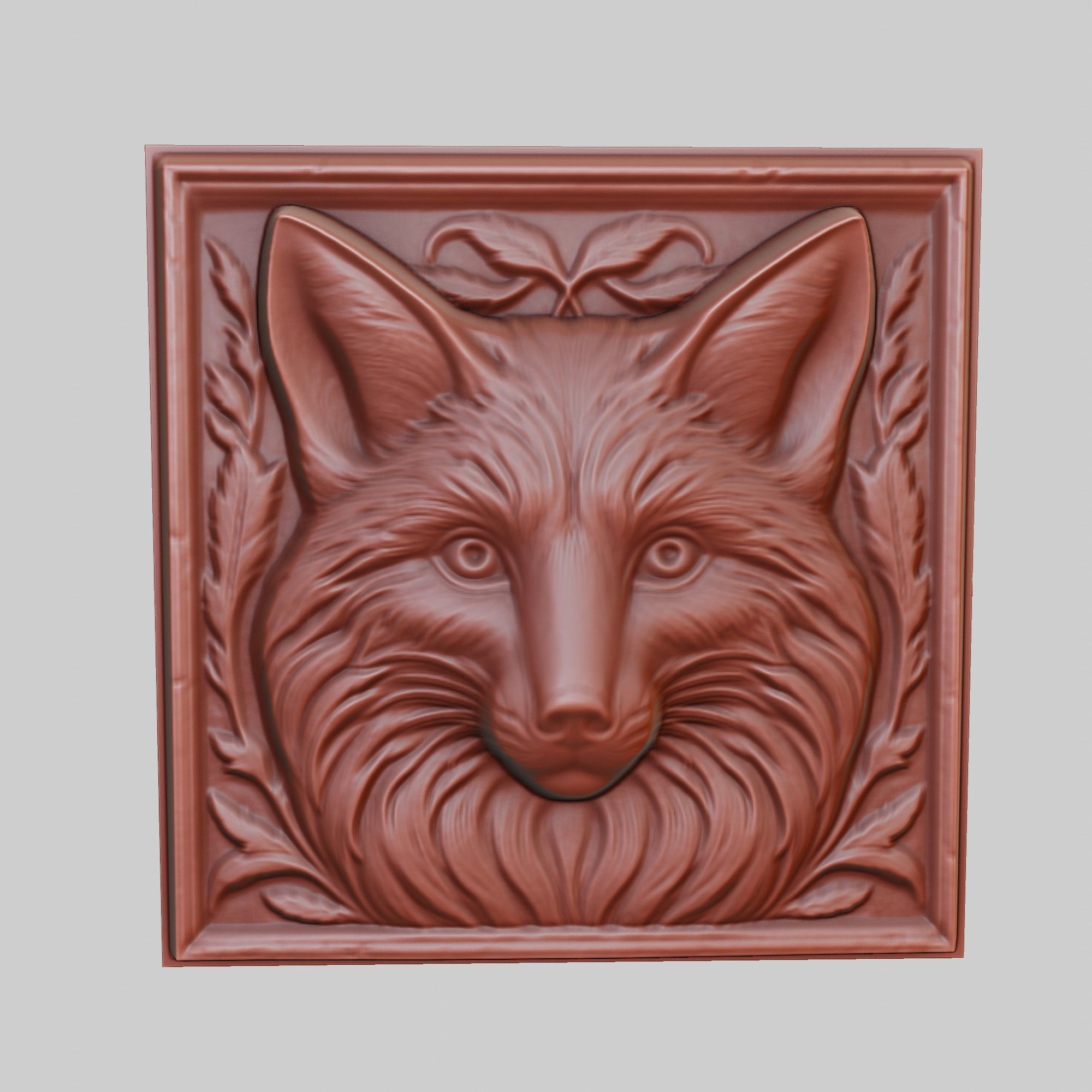 Fox Animal 3D print model_2